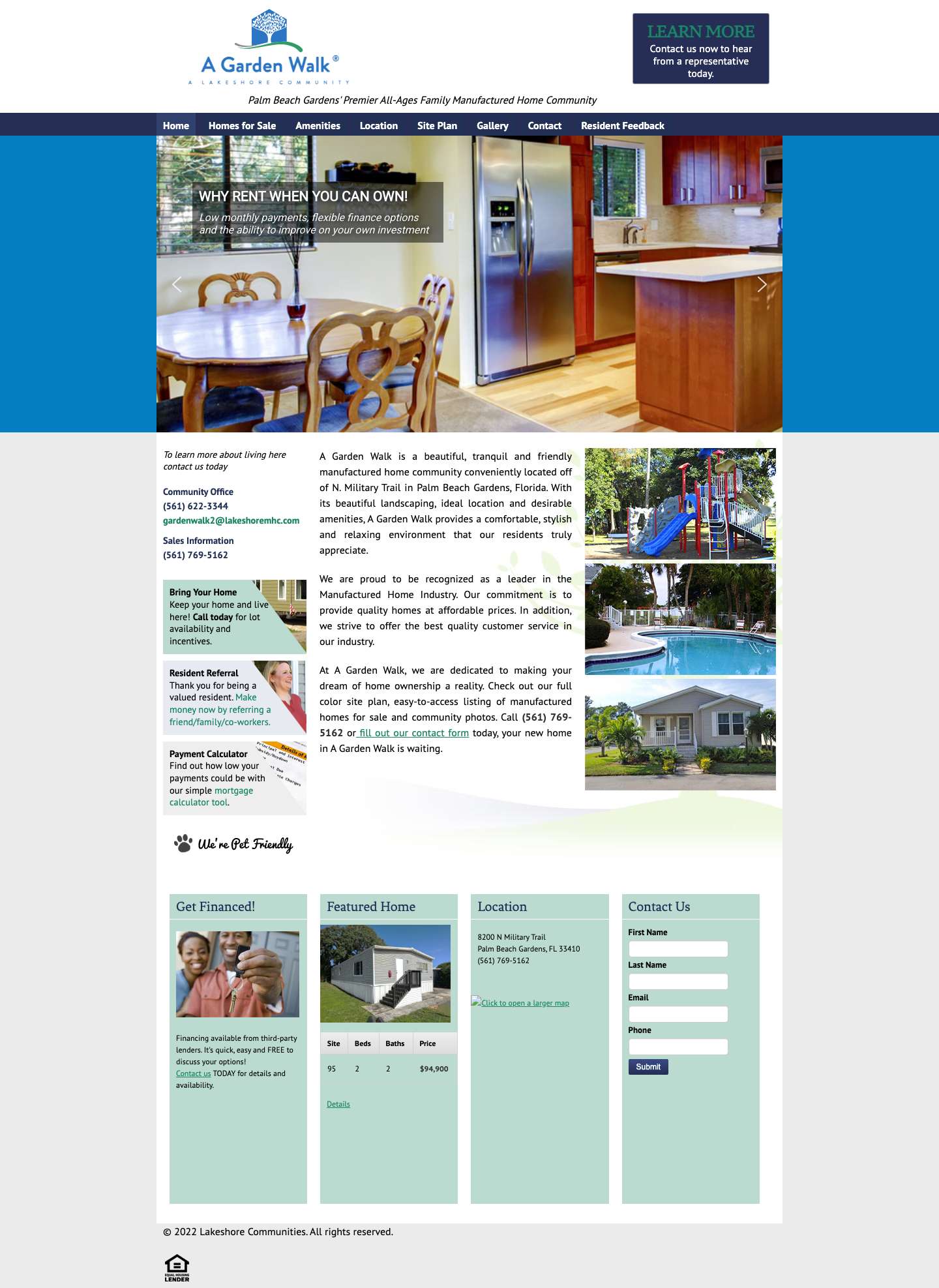 Home - A Garden Walk - Full Screenshot