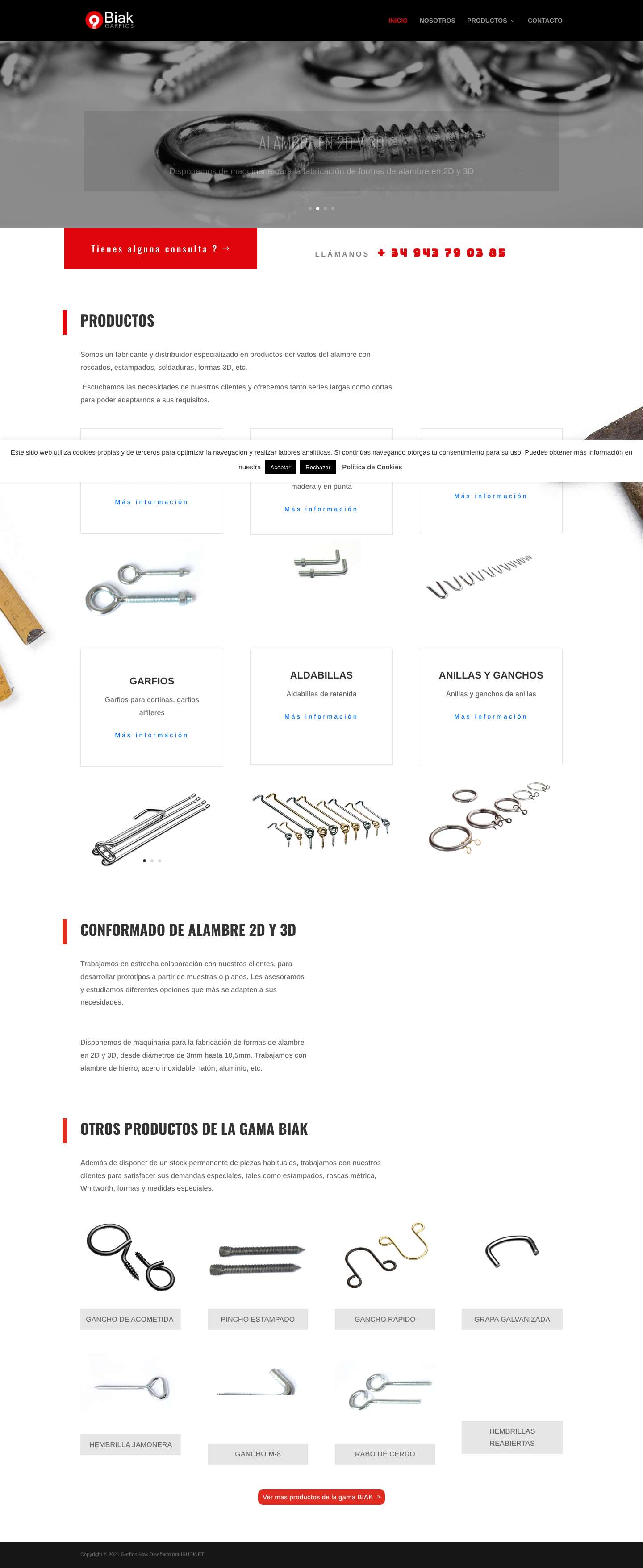 Inicio - Garfios Biak - Full Screenshot