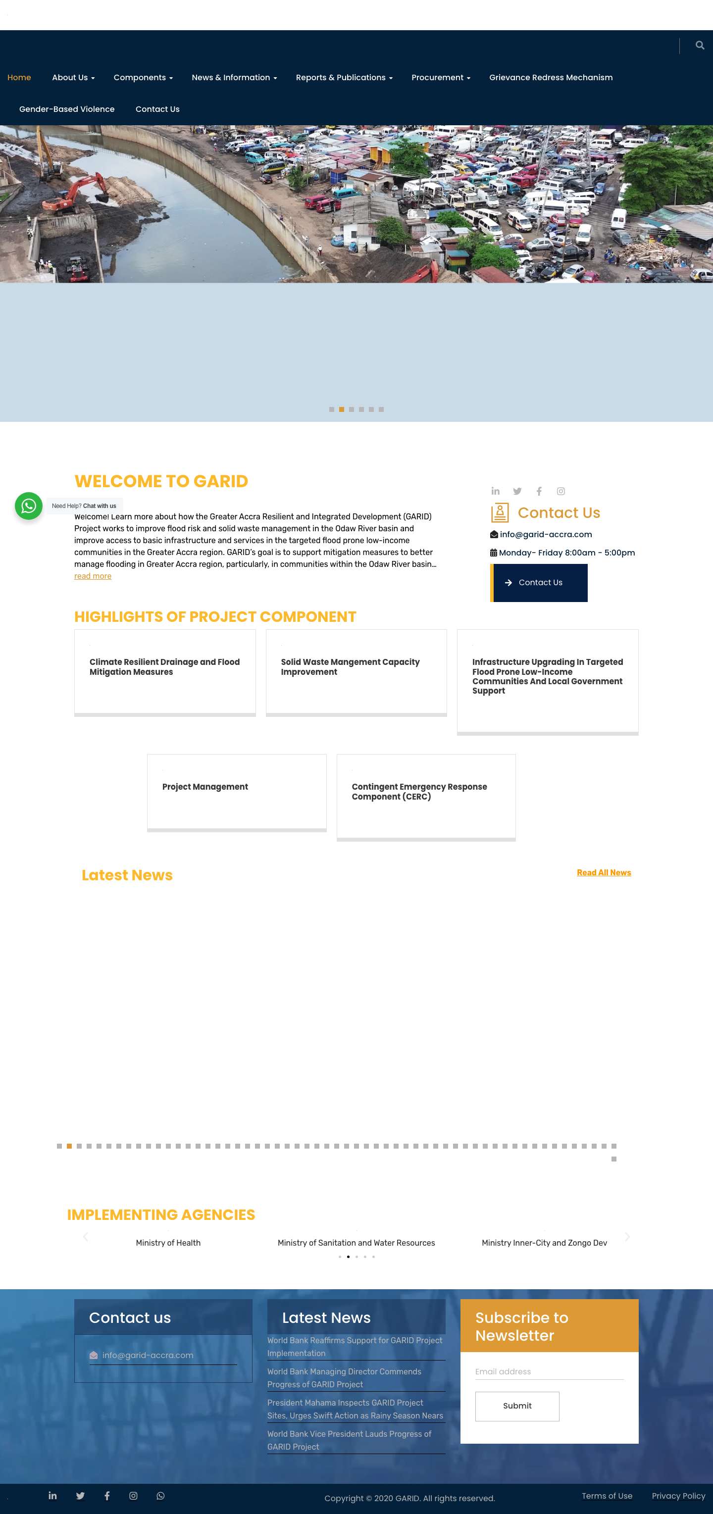 Home - GARID - Full Screenshot