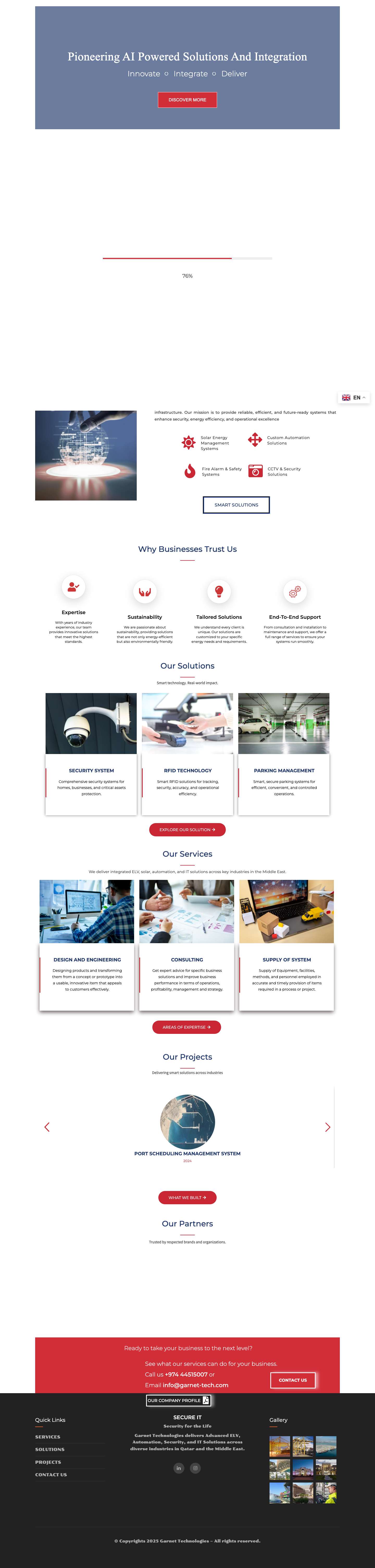 HOME - garnet-tech.com - Full Screenshot