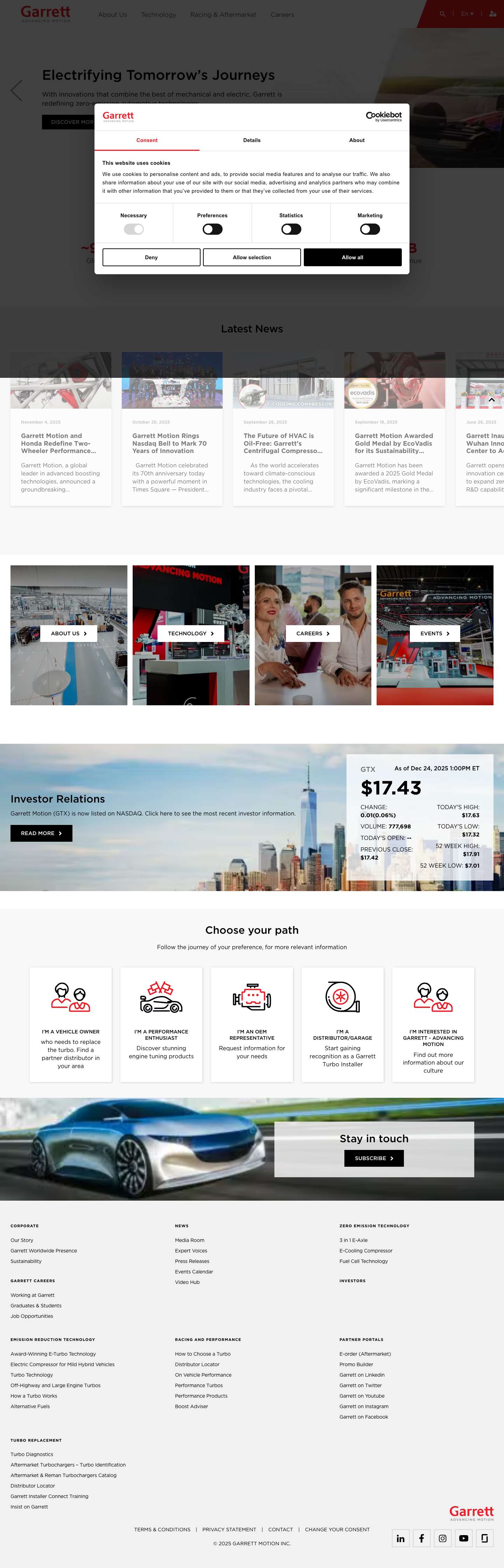 Garrett - Advancing Motion - Full Screenshot