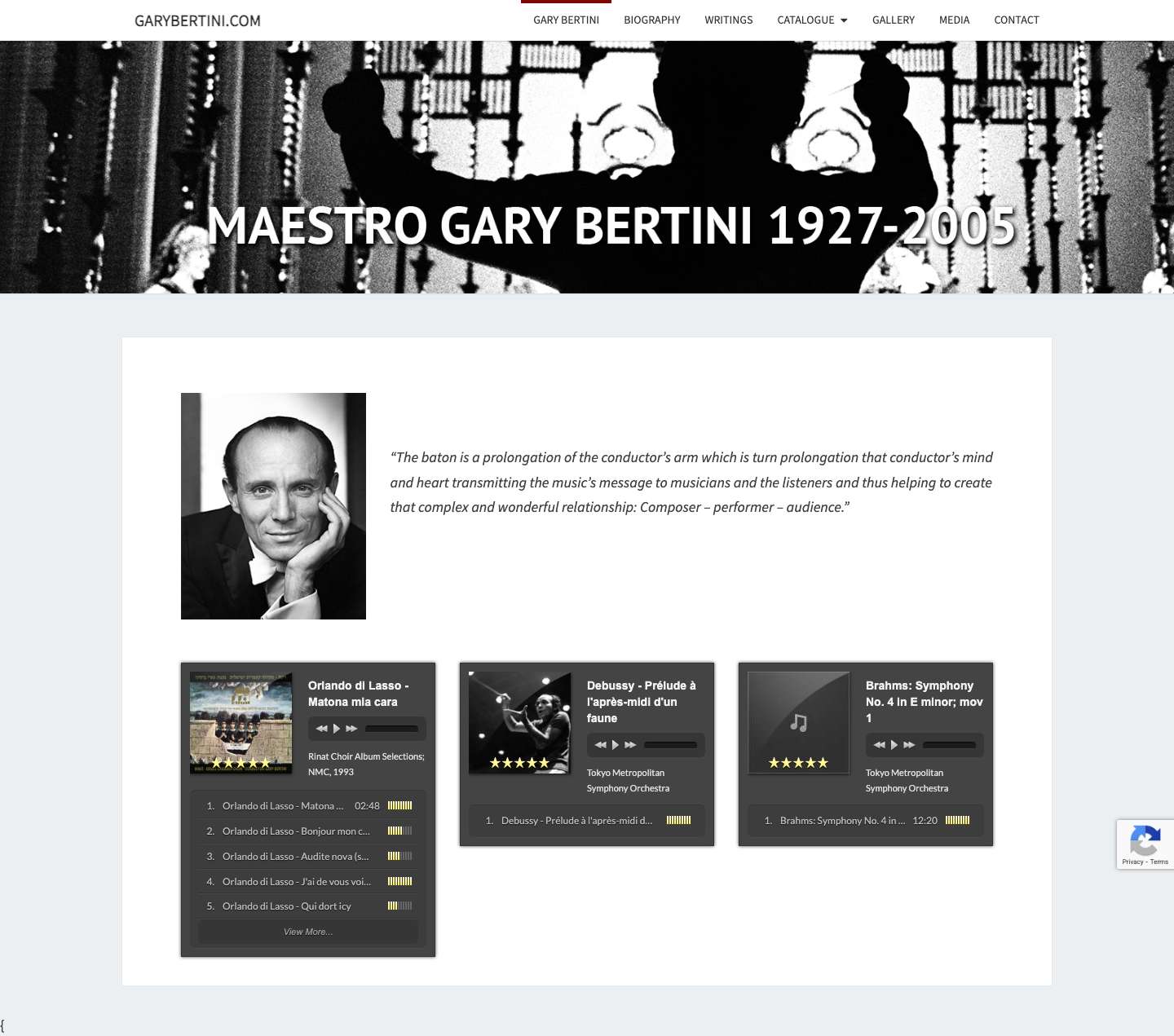 Gary Bertini - garybertini.com - Full Screenshot
