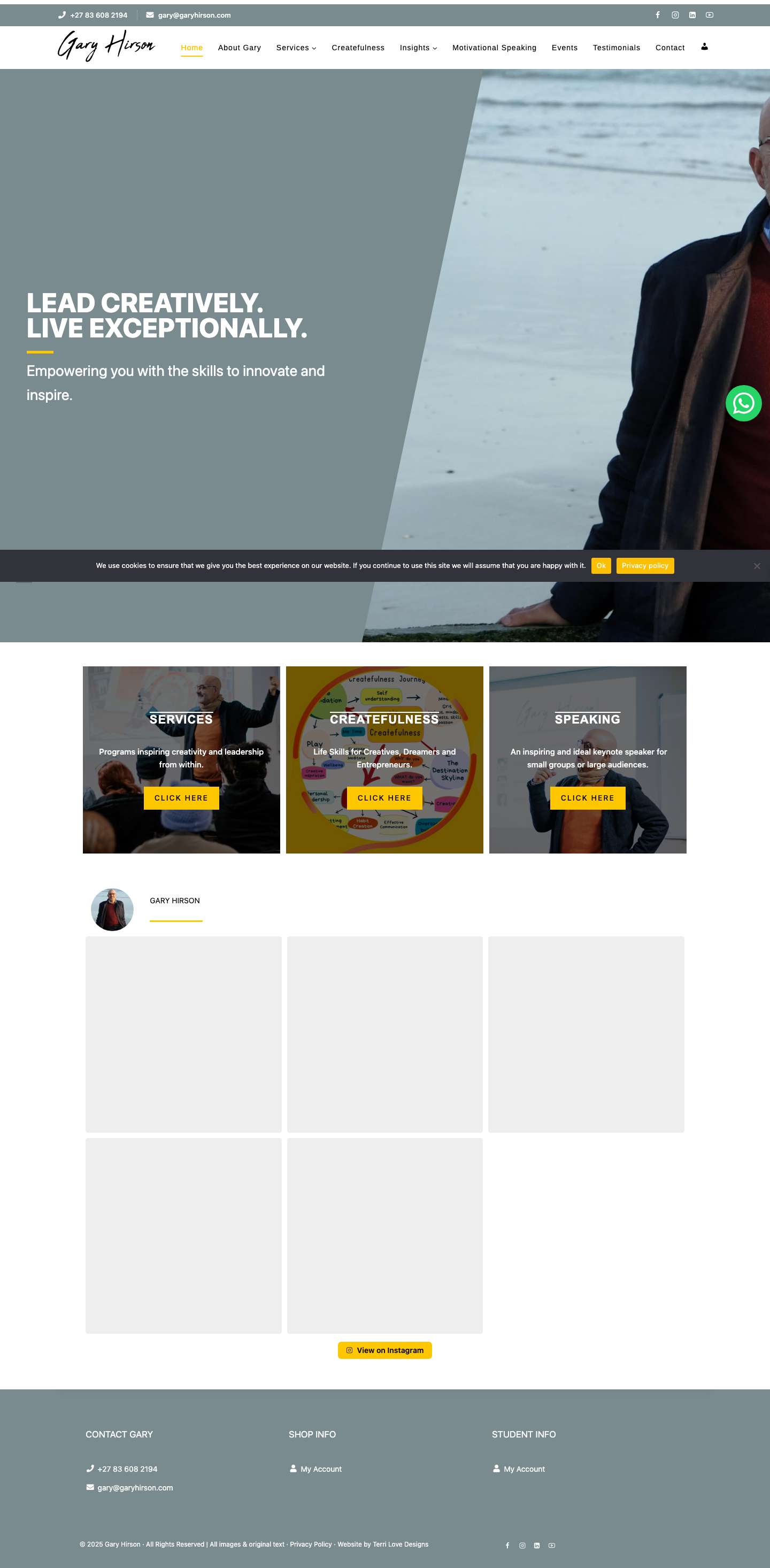 Home | Gary HirsonFacebookInstagramLinkedinYouTubeExpandExpandFacebookInstagramLinkedinYouTubeToggle MenuFacebookInstagramLinkedinYouTubeScroll to topScroll to topExpandExpand - Full Screenshot