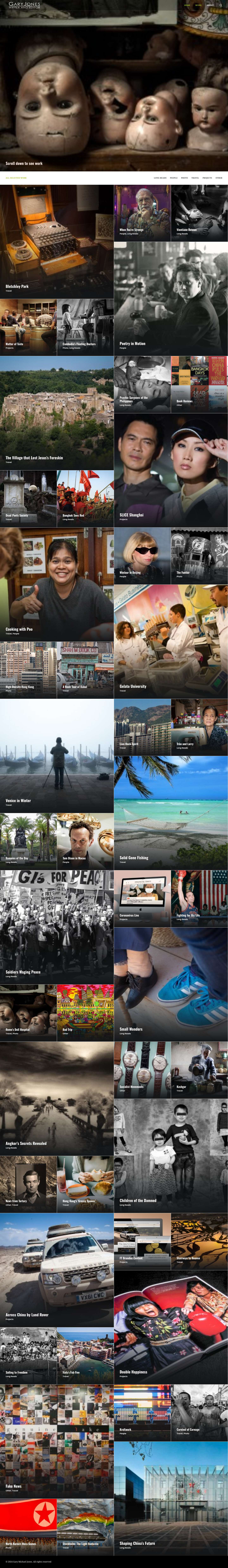 Home » Gary Jones – Writer & Editor - Full Screenshot