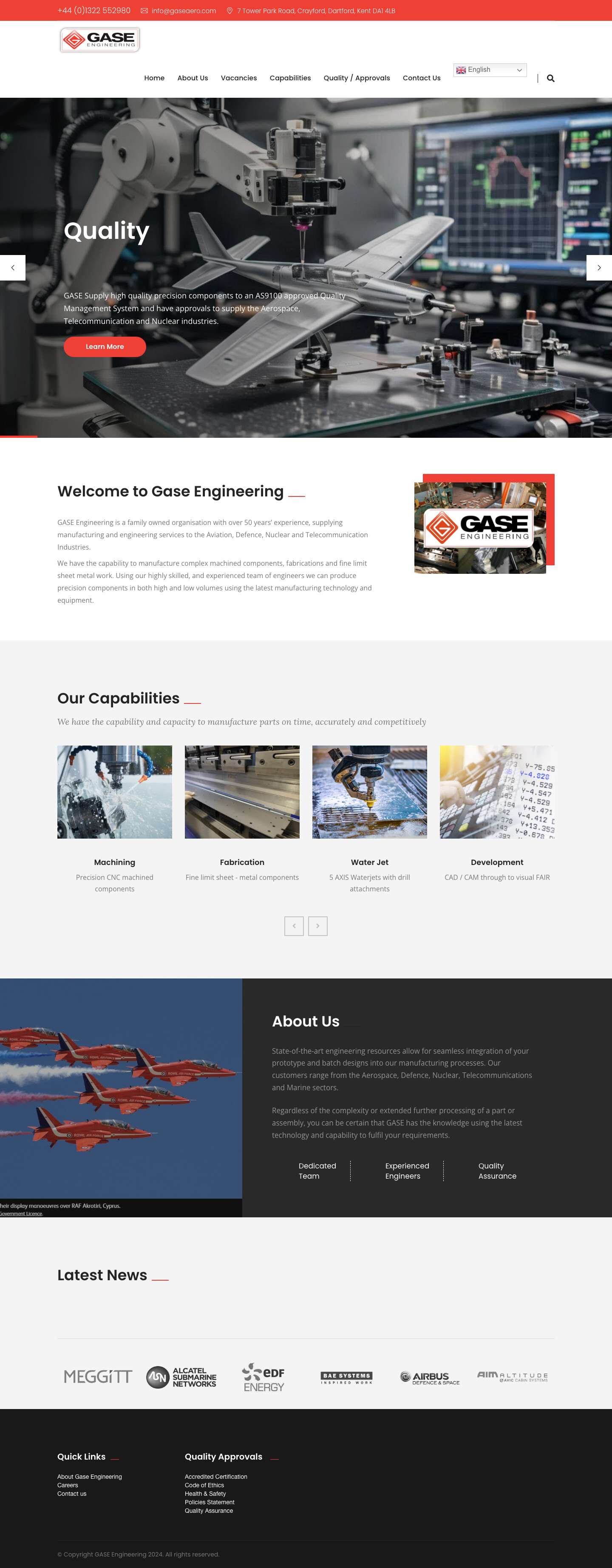 GASE Engineering - Full Screenshot