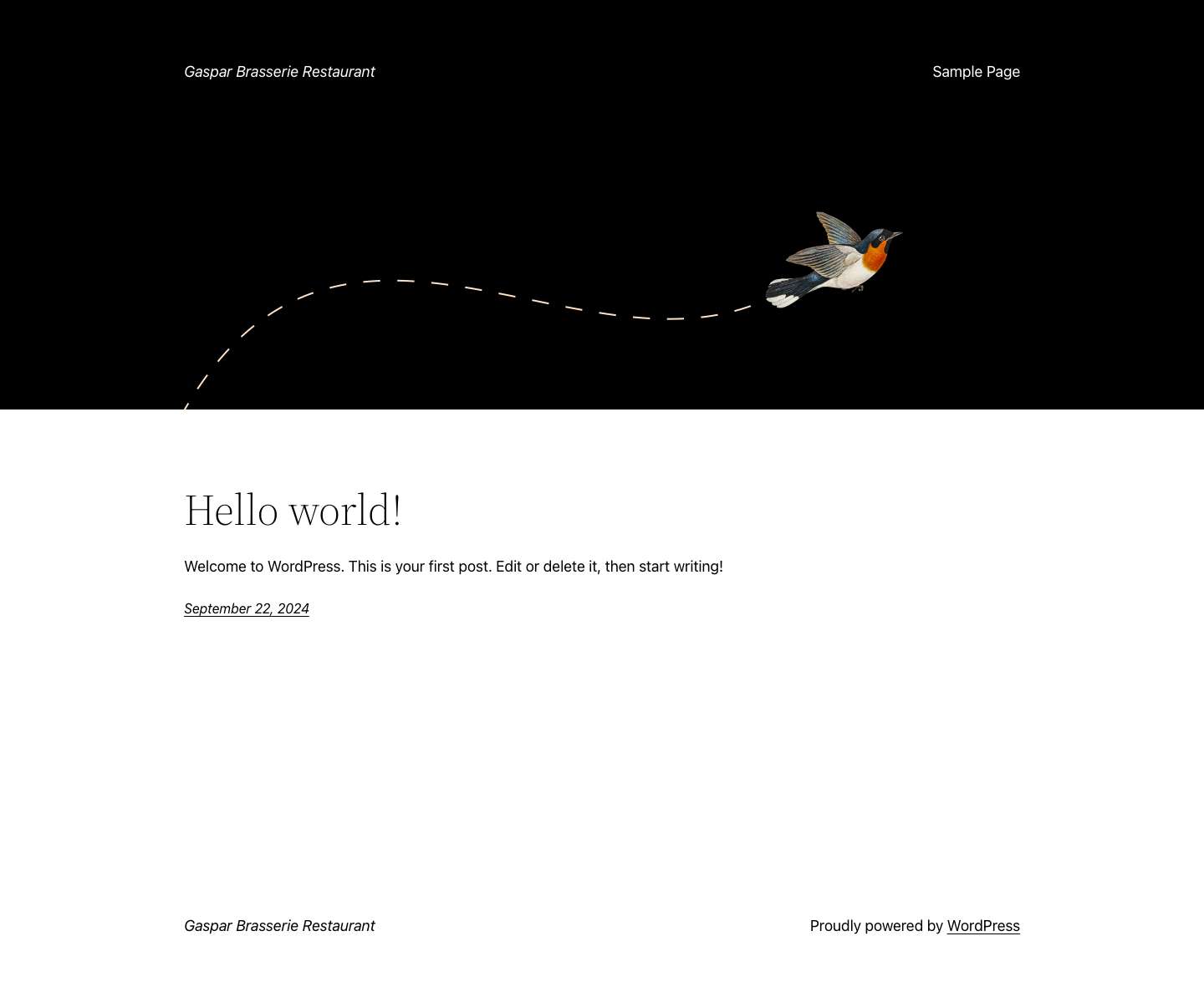 Gaspar Brasserie Restaurant - Full Screenshot