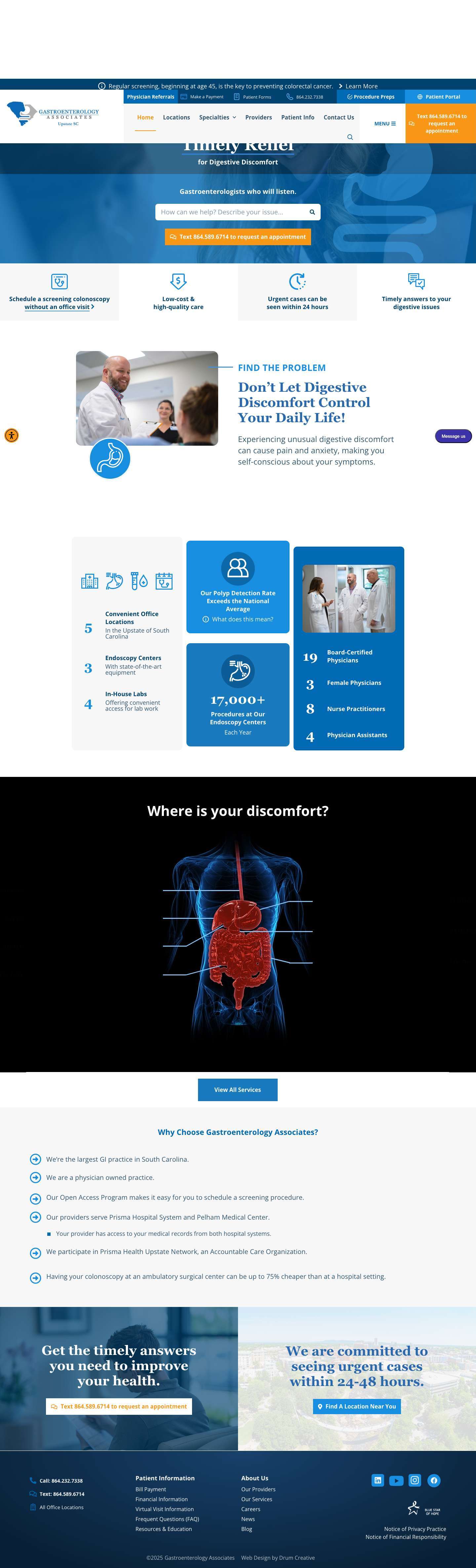 Home | Gastroenterology Associates - Full Screenshot