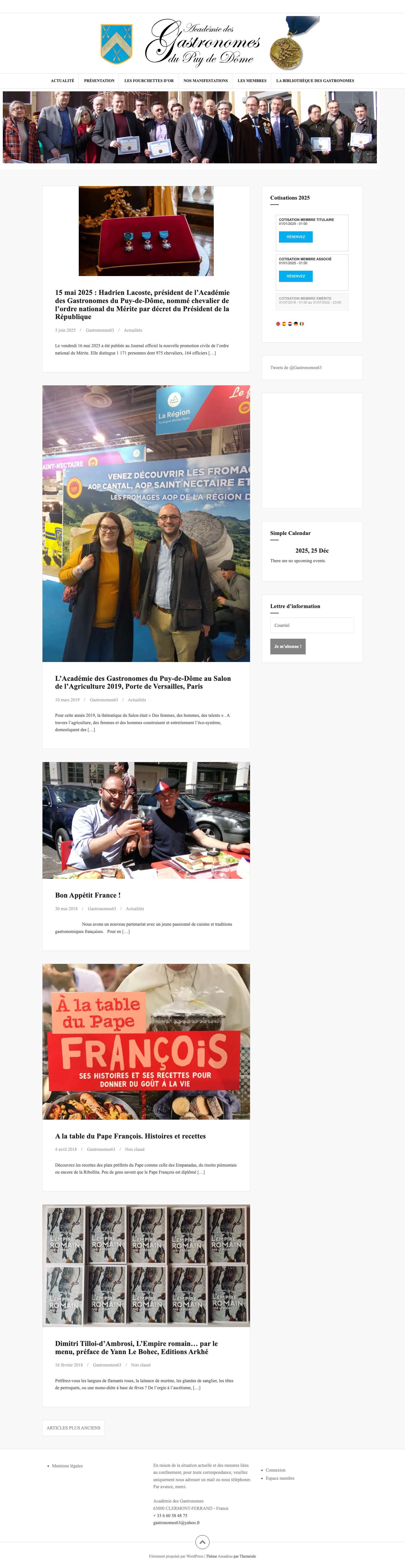 Actualité - Full Screenshot