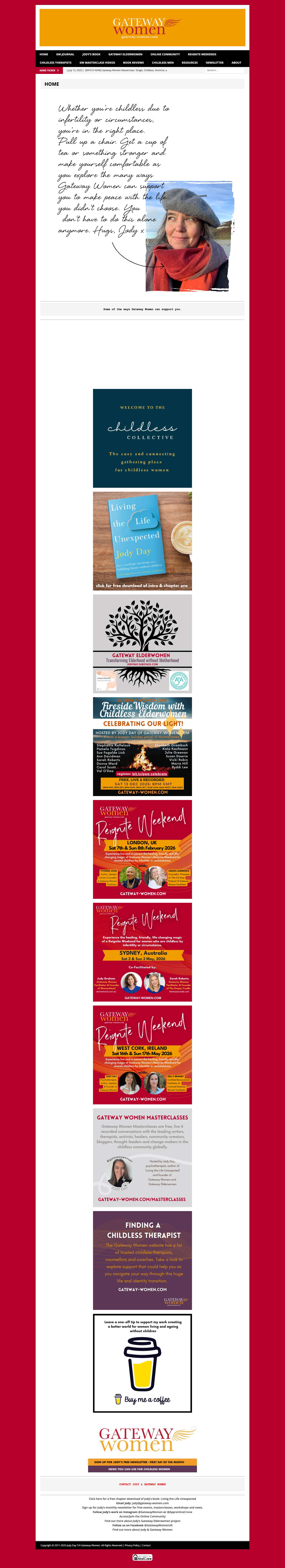 HOME - Gateway Women - Full Screenshot