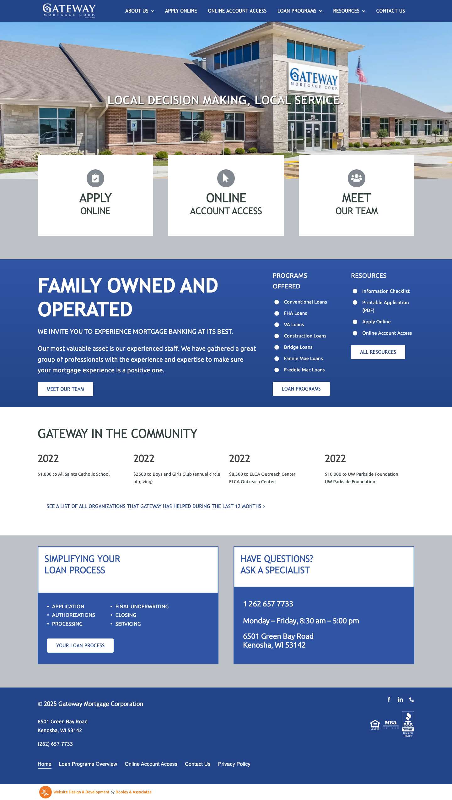 Home - Gateway Mortgage Corp - Full Screenshot