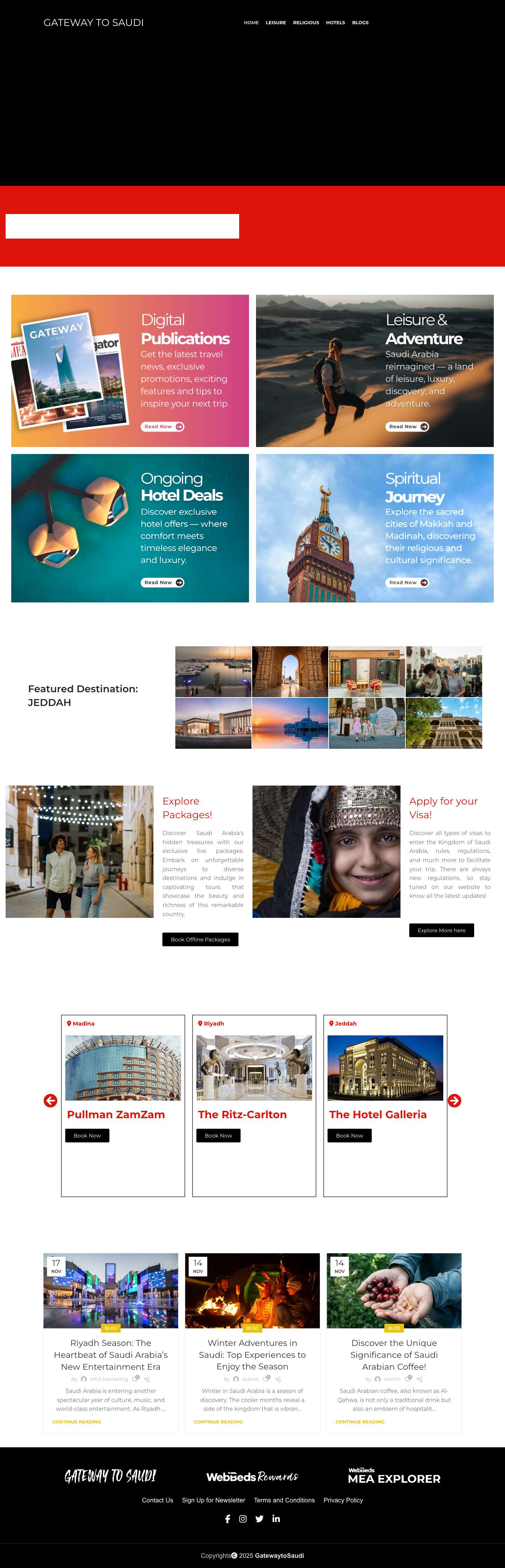 Home - Gateway To Saudi - Full Screenshot