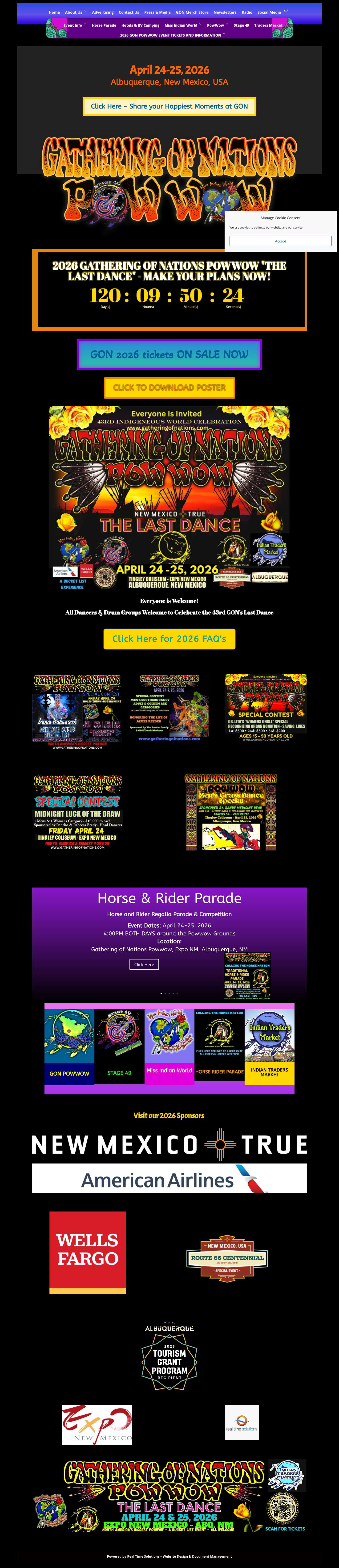 Home - Gathering of Nations - Full Screenshot