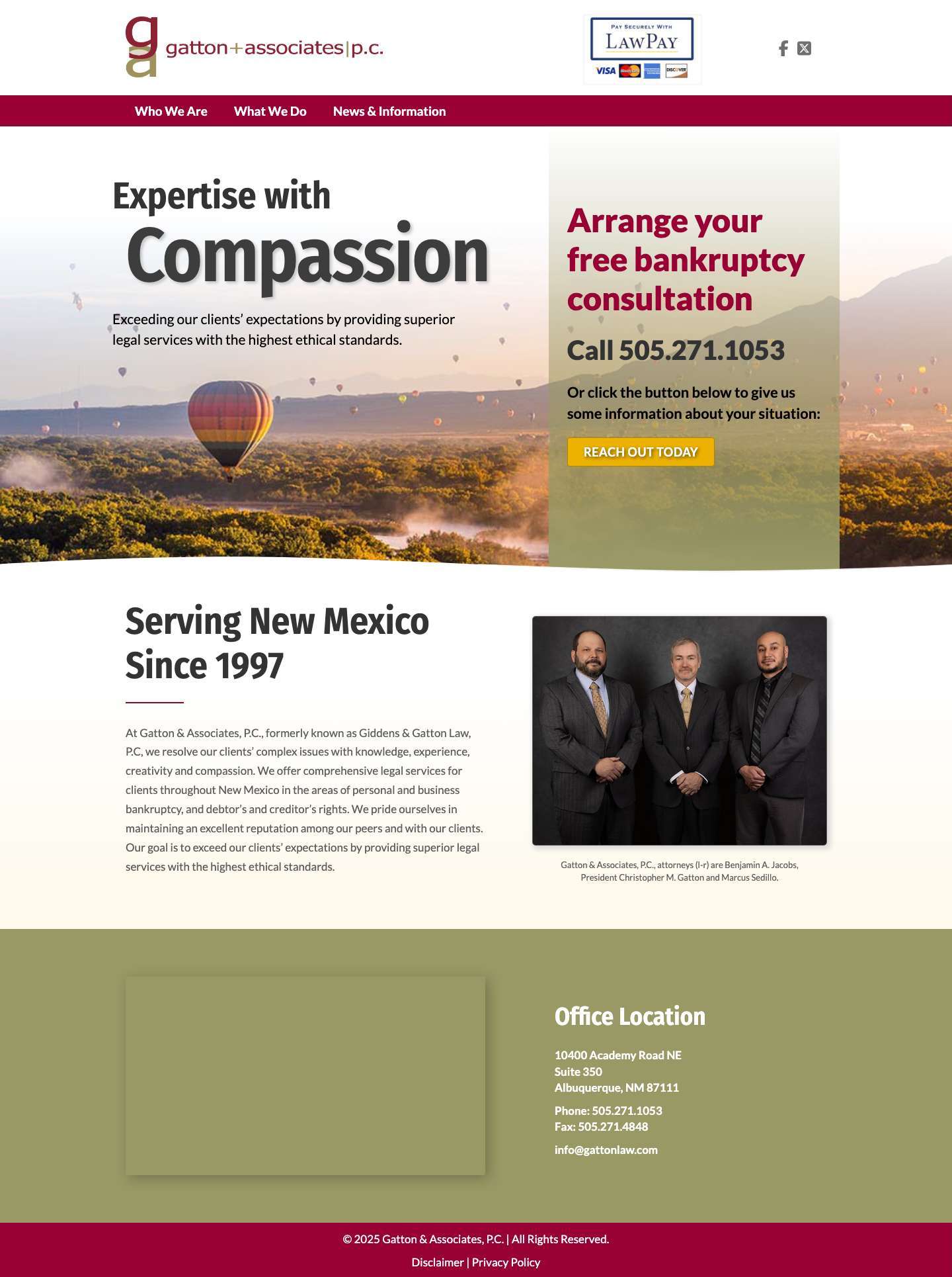 Gatton & Associates, P.C. - Full Screenshot