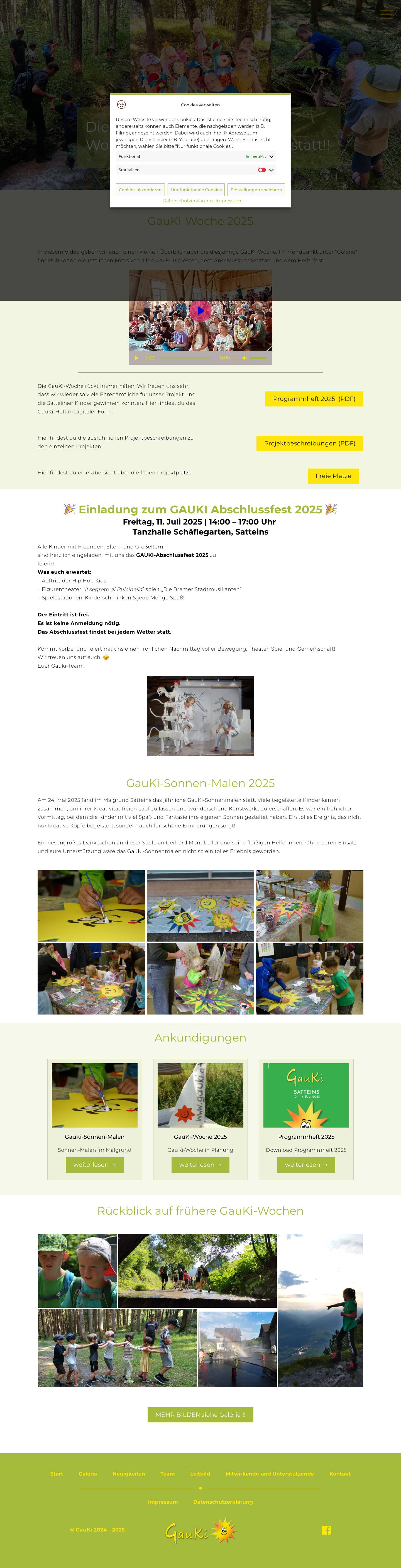 GauKi | Sunna-Gaude-Kinder-Wocha - Full Screenshot