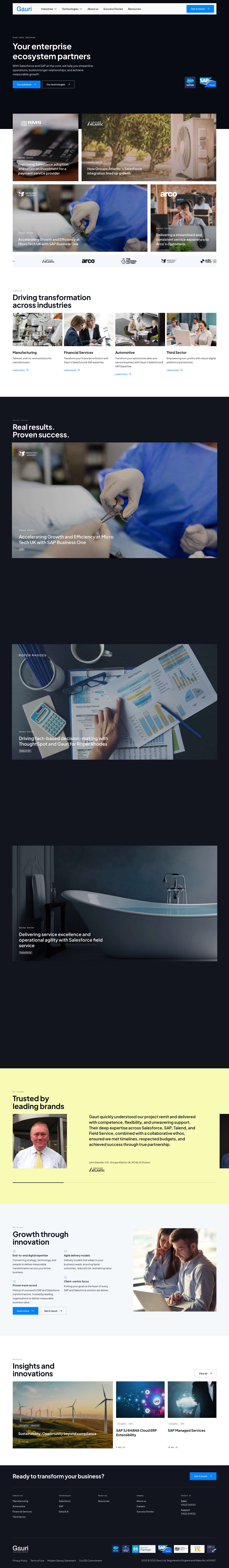 Home - Gauri - Full Screenshot