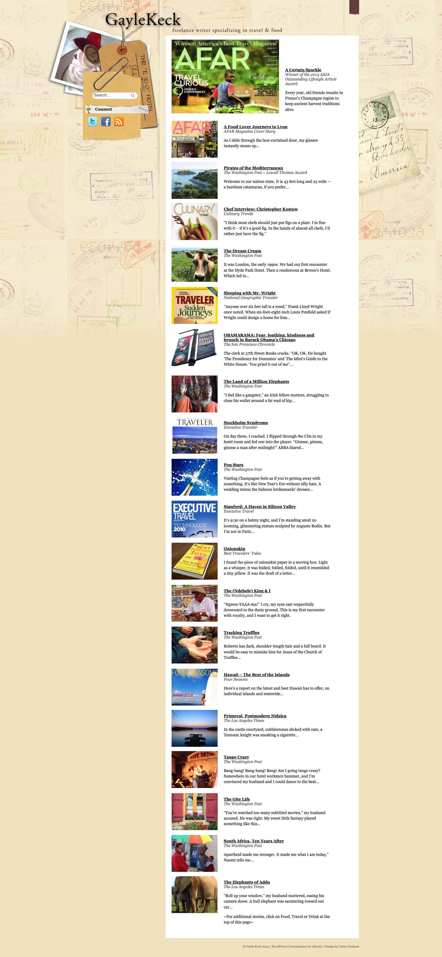 Gayle Keck - Full Screenshot