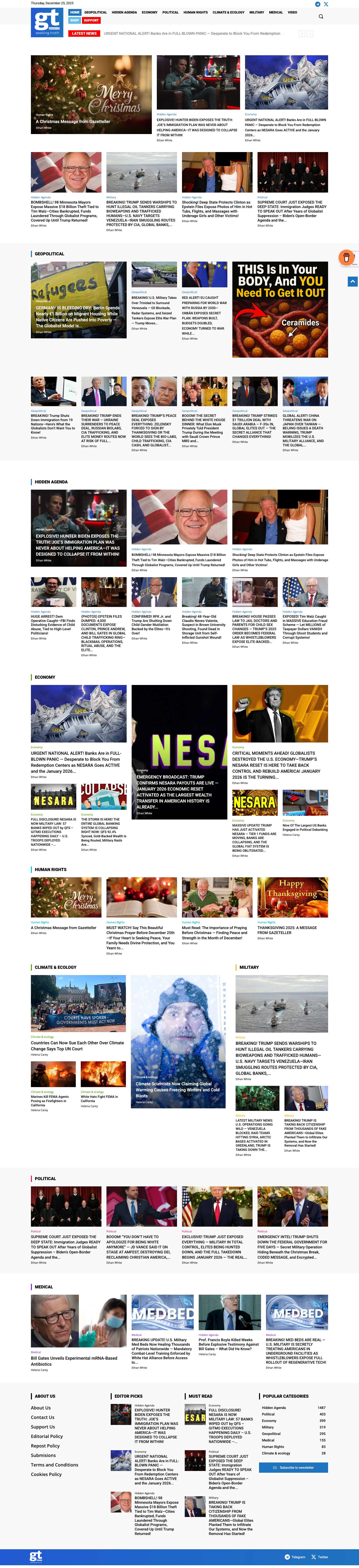 Gazetteller - Full Screenshot