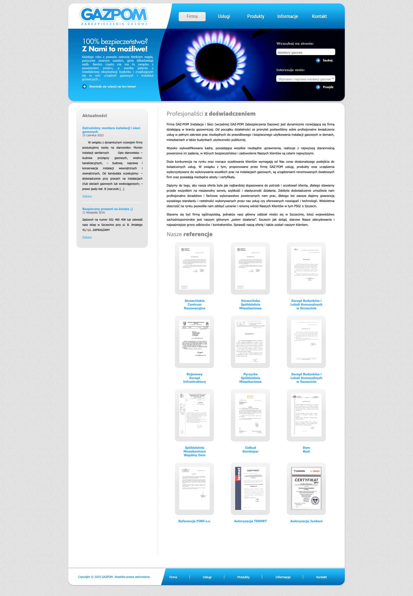 Firma - Gazpom.com - Full Screenshot