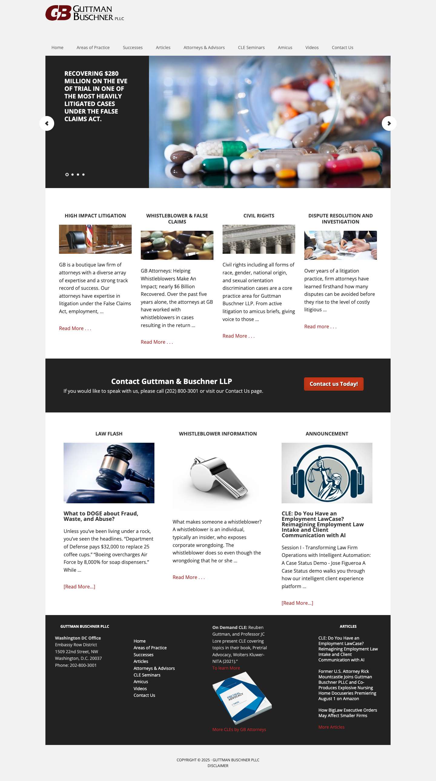 Guttman Buschner LLP - Full Screenshot