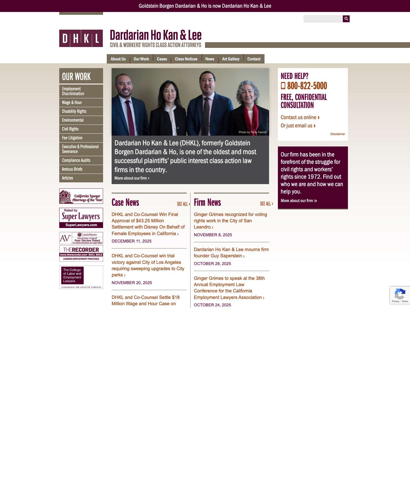 Dardarian Ho Kan & Lee - Full Screenshot