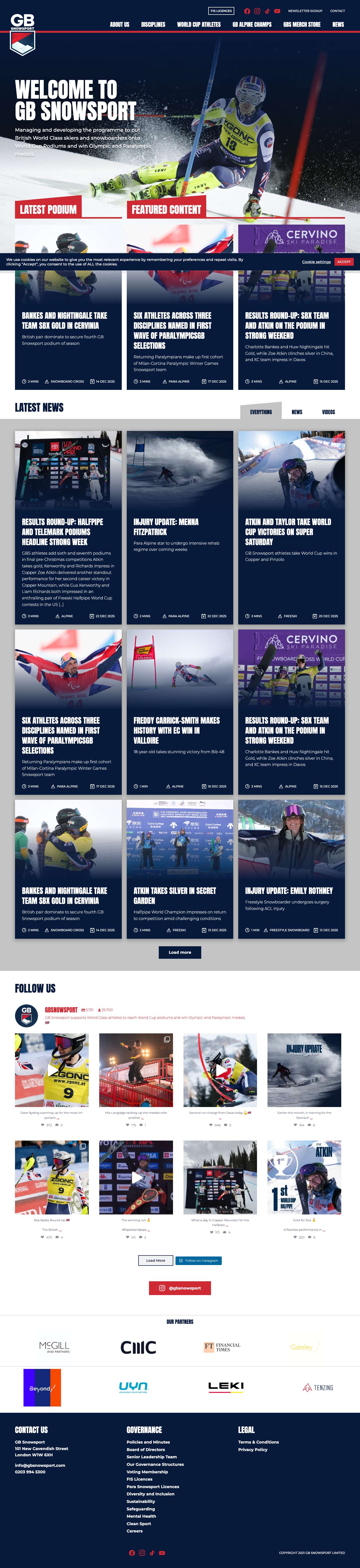 GB Snowsport - Full Screenshot