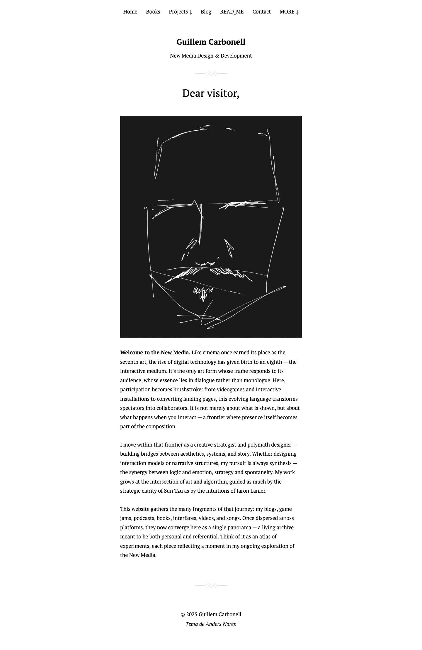 Dear visitor, - Guillem Carbonell - Full Screenshot