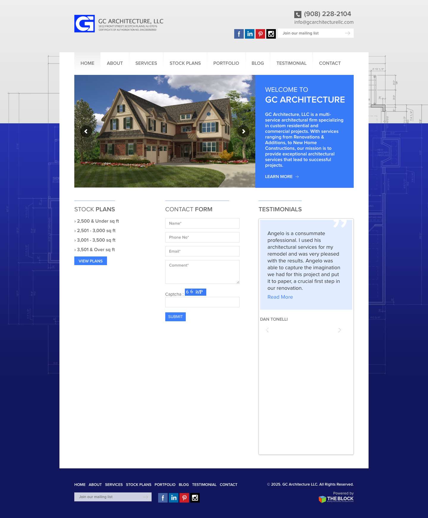 HOME - GC ARCHITECTURE, LLC - Full Screenshot