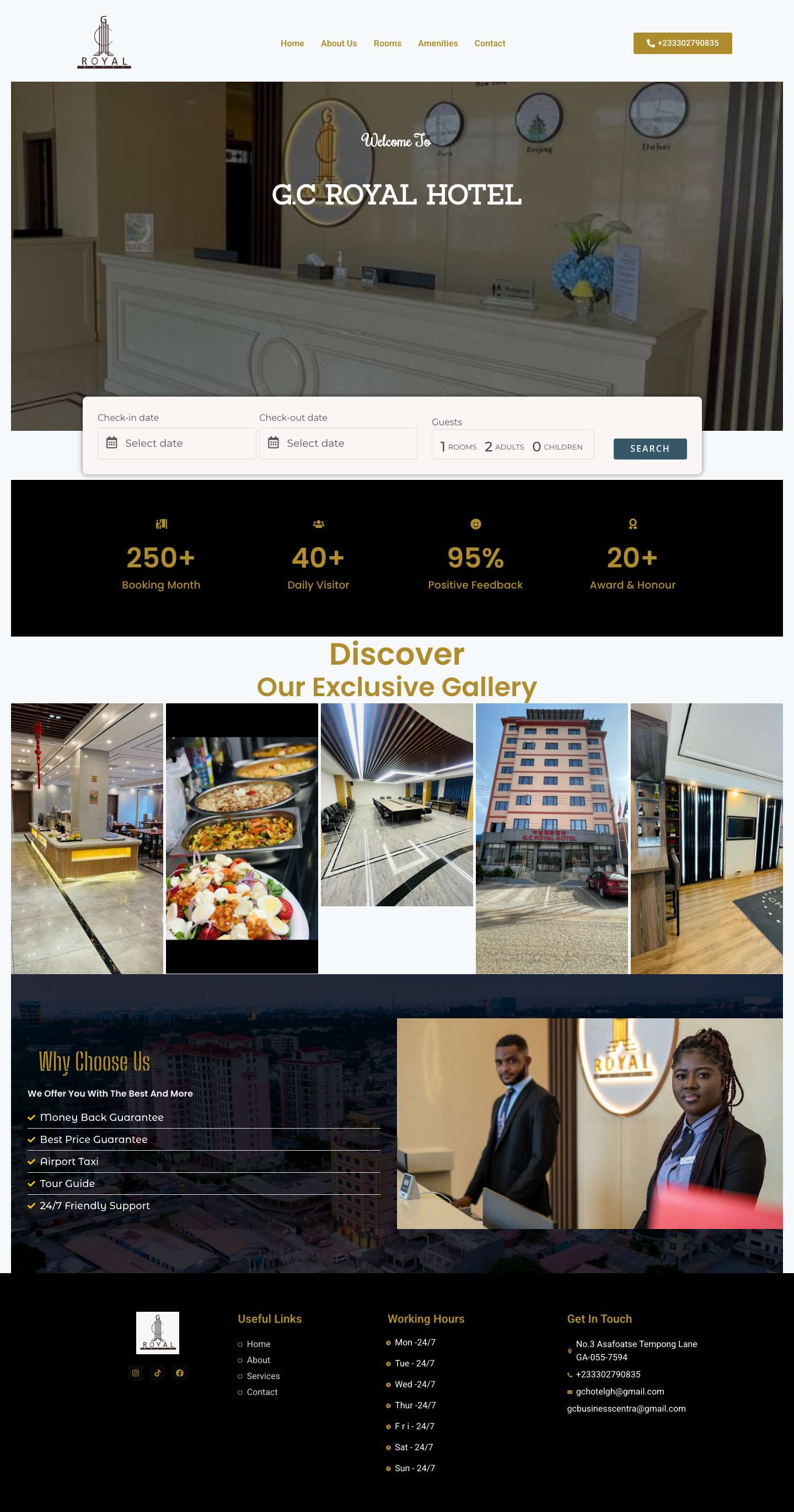 Home - G.croyalhotel - Full Screenshot