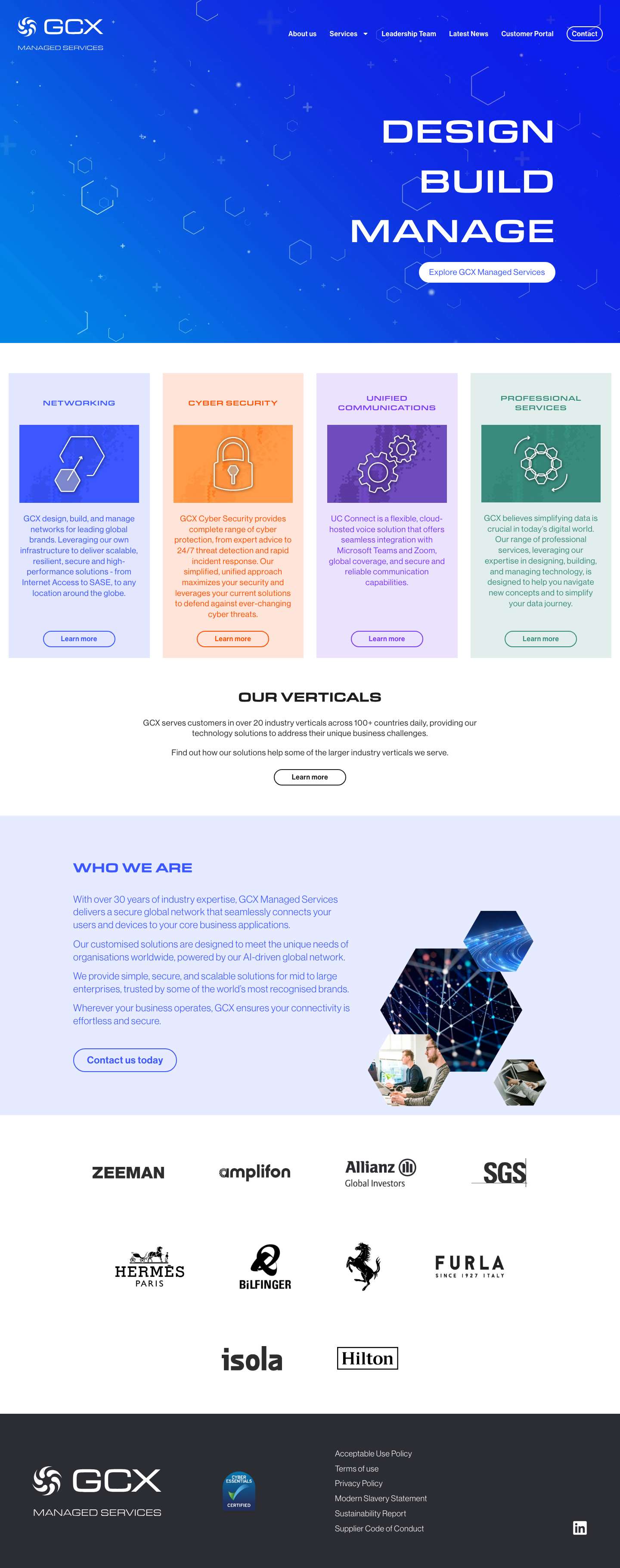 Home - GCX - Full Screenshot