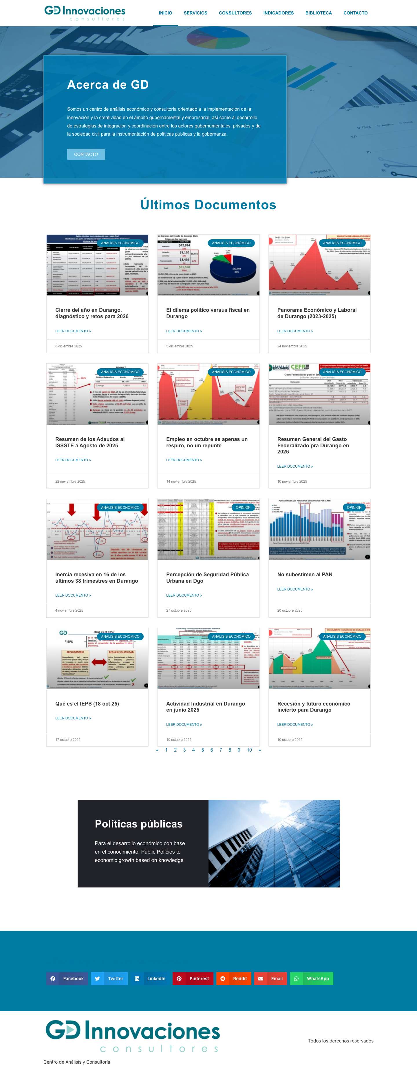 GD Innovaciones y Consultoría, S.C. – Centro de Análisis y Consultoría - Full Screenshot