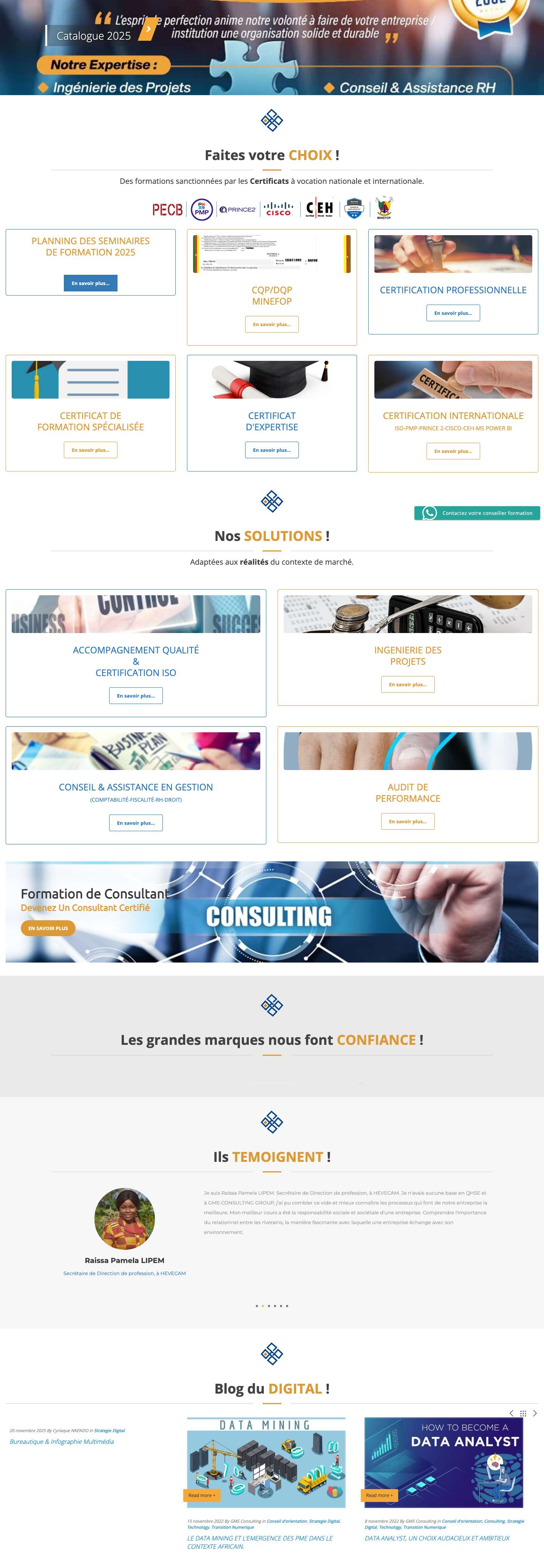 Accueil - Cabinet GMS Consulting Group-Meilleur - Full Screenshot