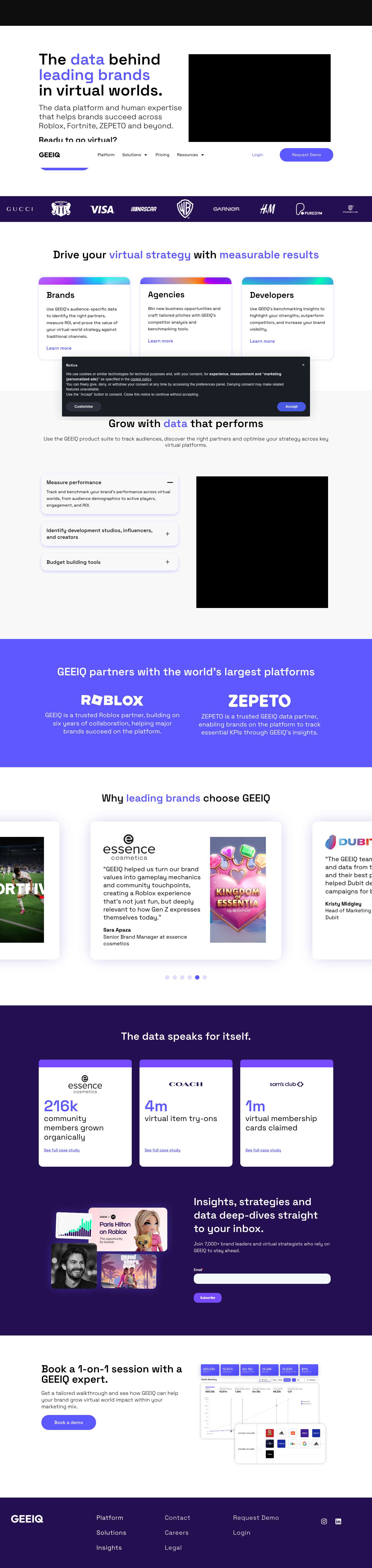 GEEIQ - Full Screenshot