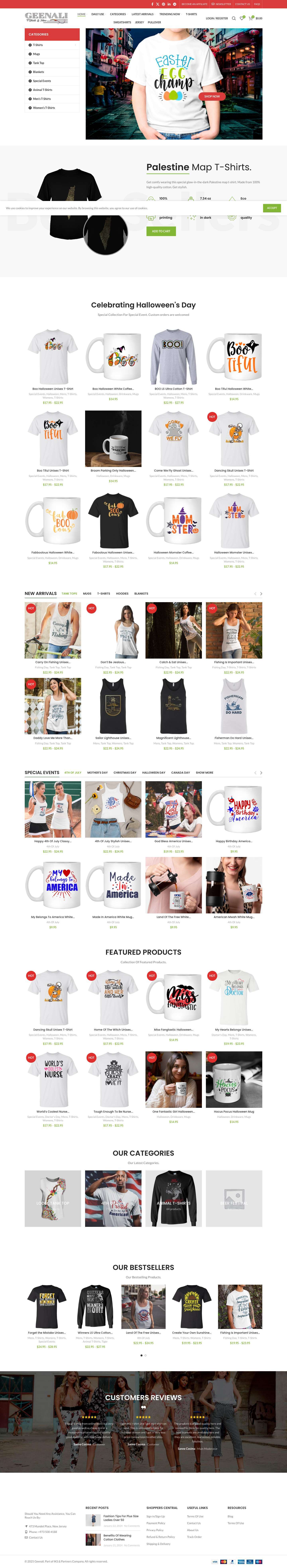 Geenali - T-Shirts, Hoodies and More... - Full Screenshot