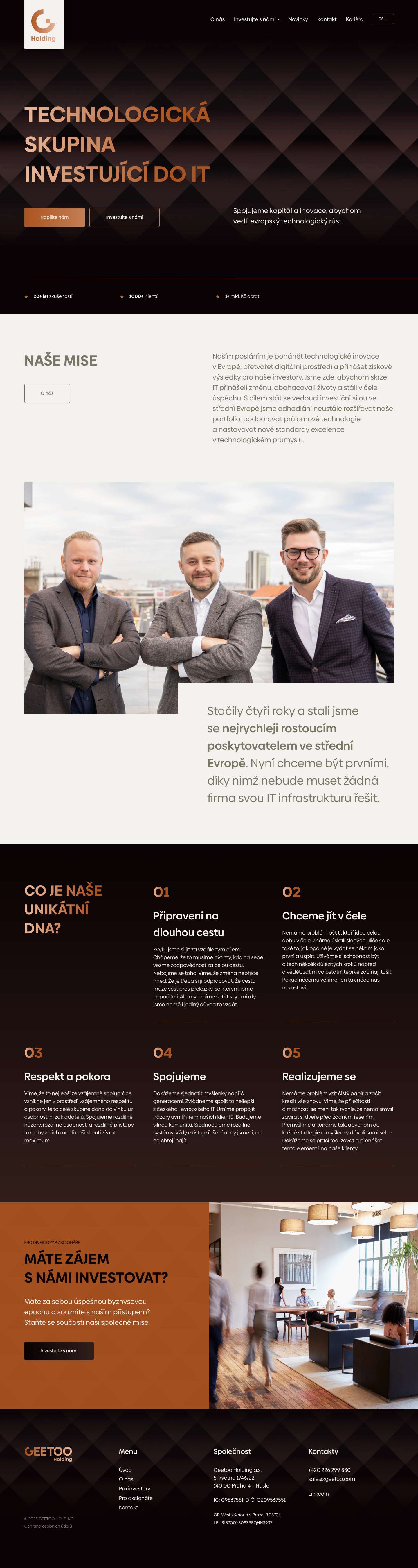 Geetoo Holding - Full Screenshot