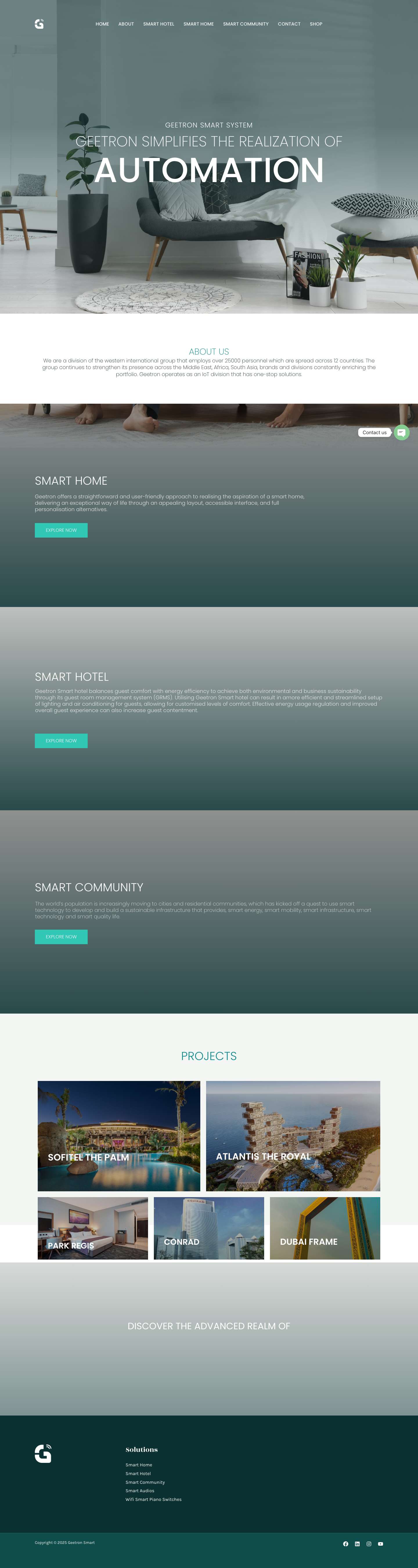 Home - Geetron Smart - Full Screenshot