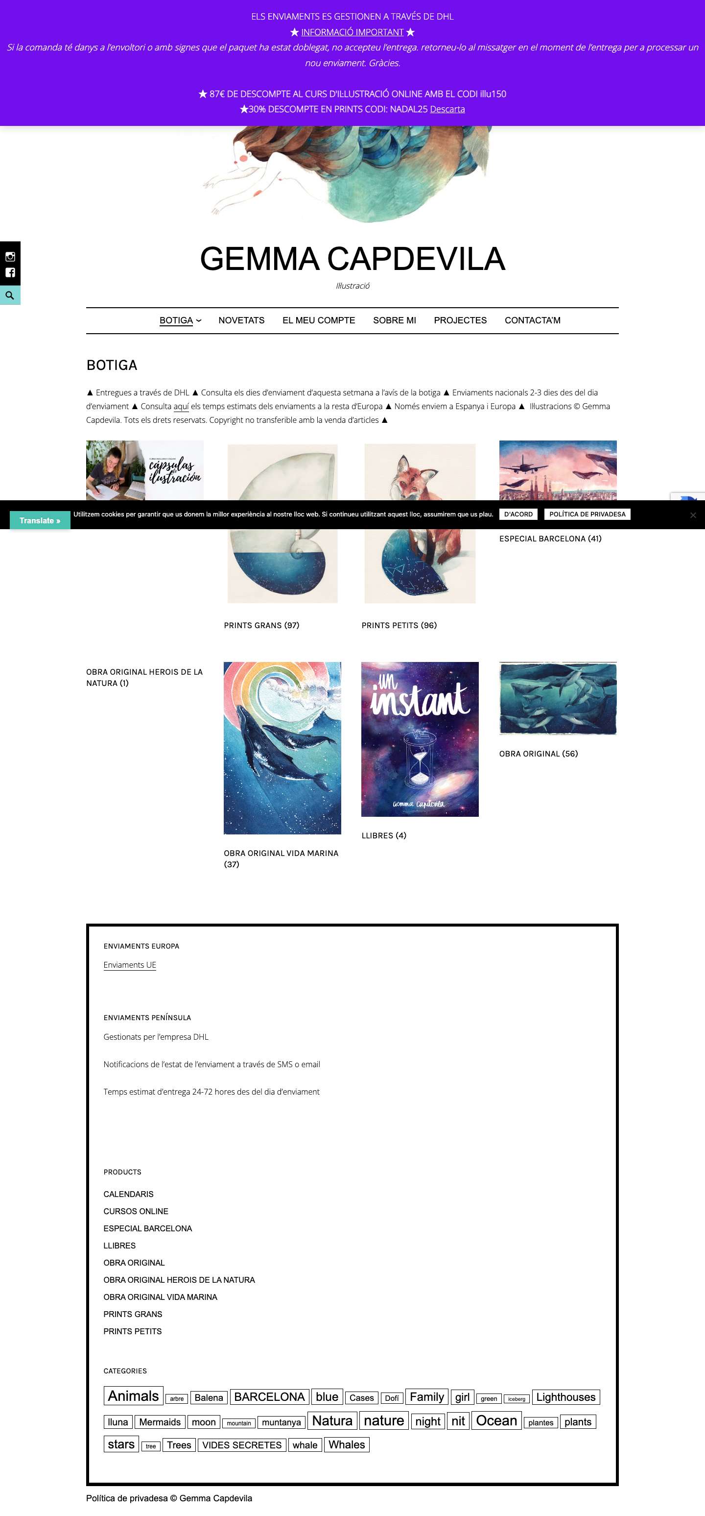 Botiga - Gemma Capdevila - Full Screenshot