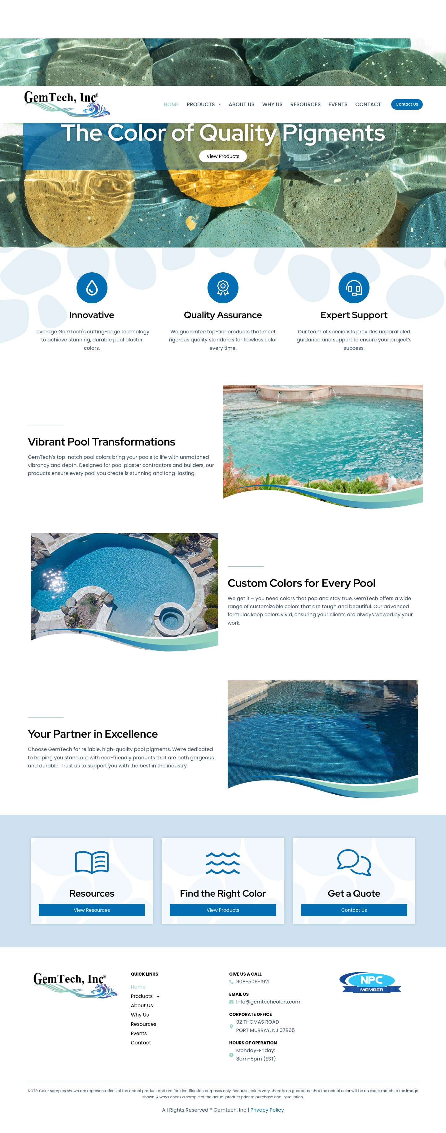 Home - GemTech - Full Screenshot