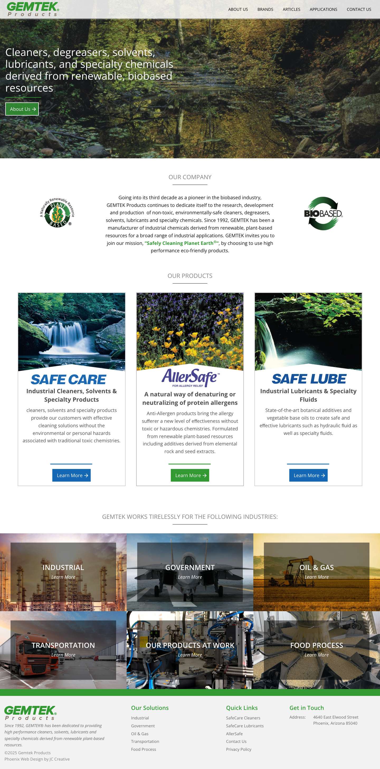 Home - Gemtek Products - Full Screenshot