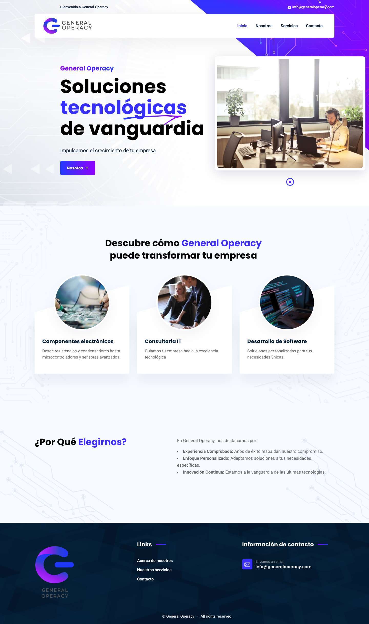 General – Operacy - Full Screenshot