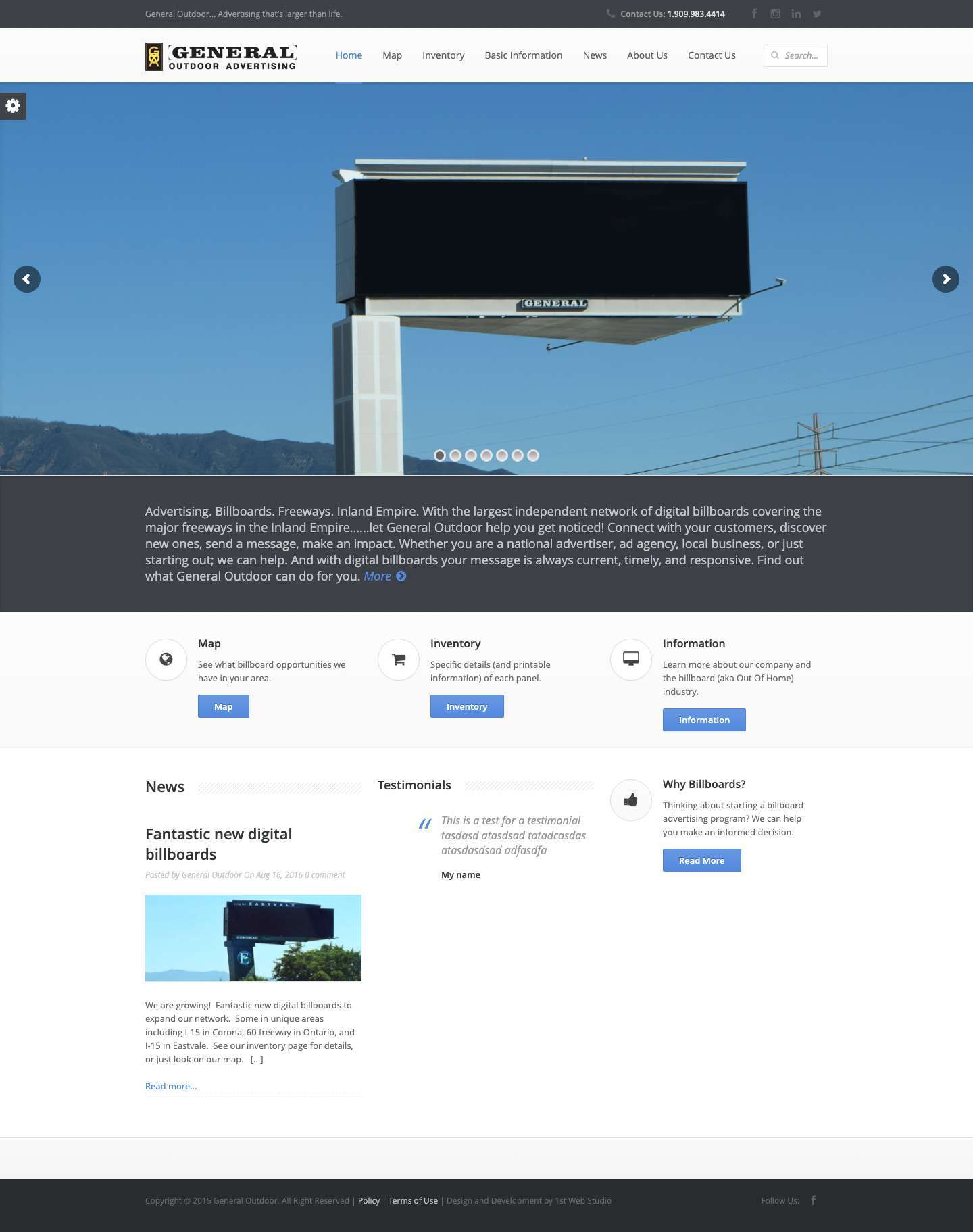 Home - General Outdoor - Full Screenshot