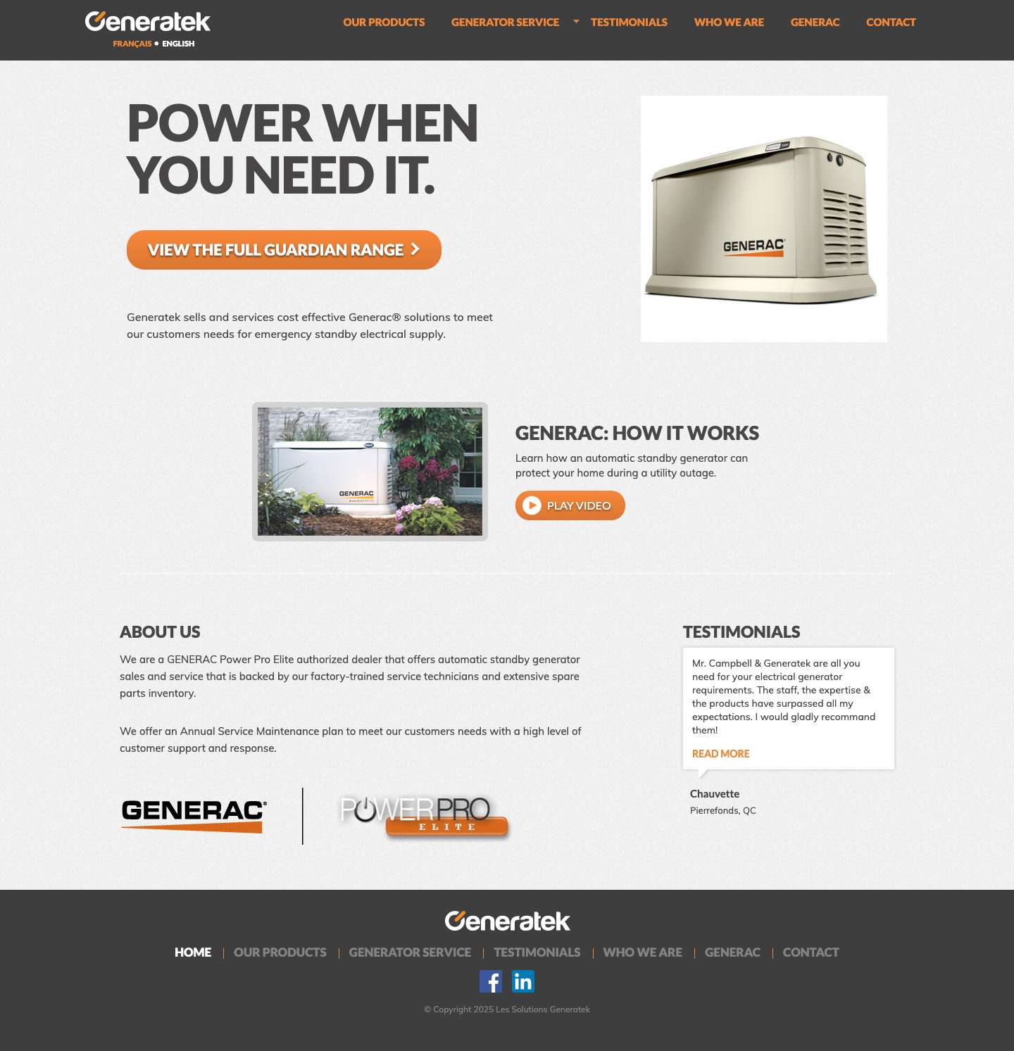 Generatek - Full Screenshot