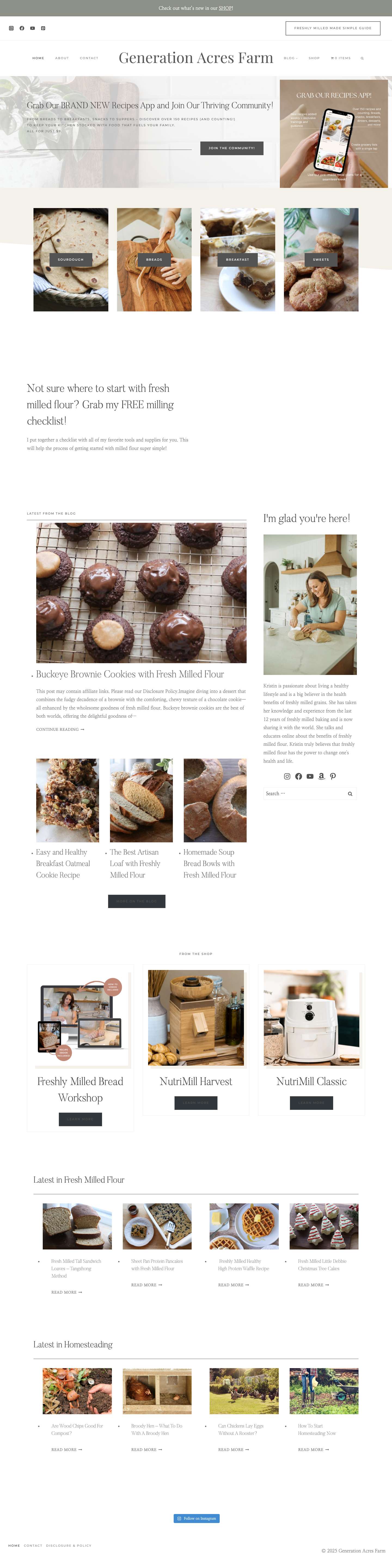 Home - Generation Acres FarmInstagramFacebookYouTubePinterestExpandSearchToggle MenuContinueSearchContinueContinueContinueContinueContinueContinueContinueContinueExpandToggle Menu CloseSearch - Full Screenshot