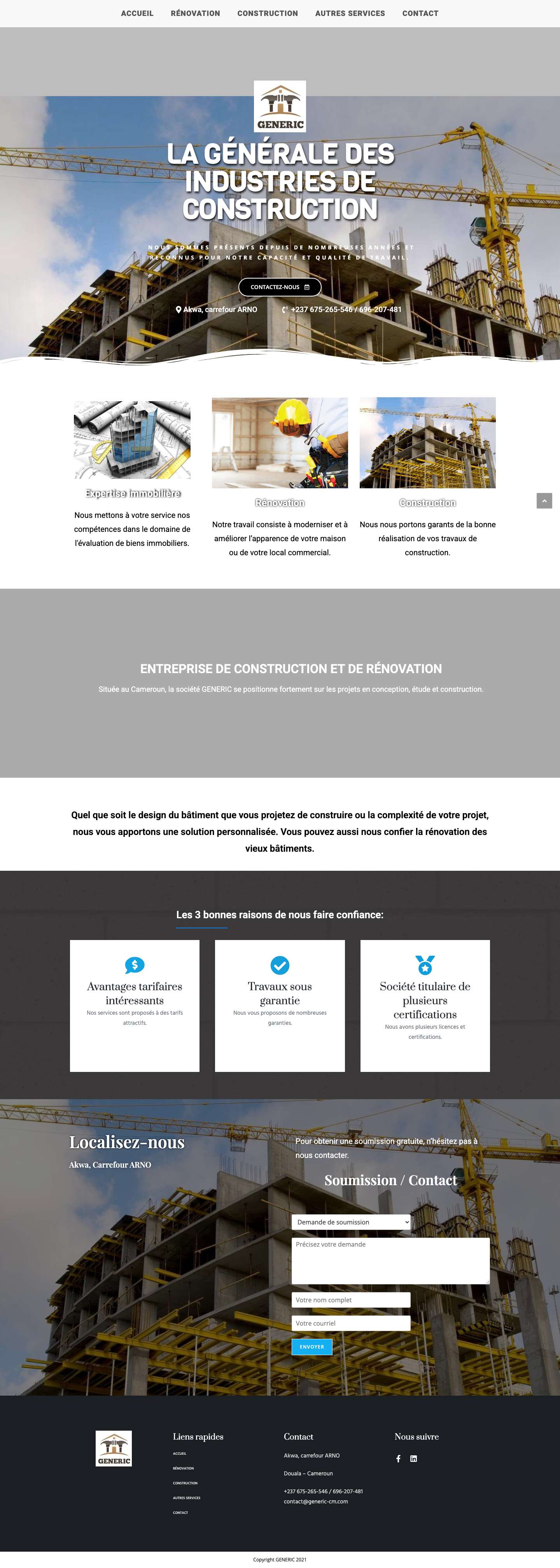 Accueil - - Full Screenshot