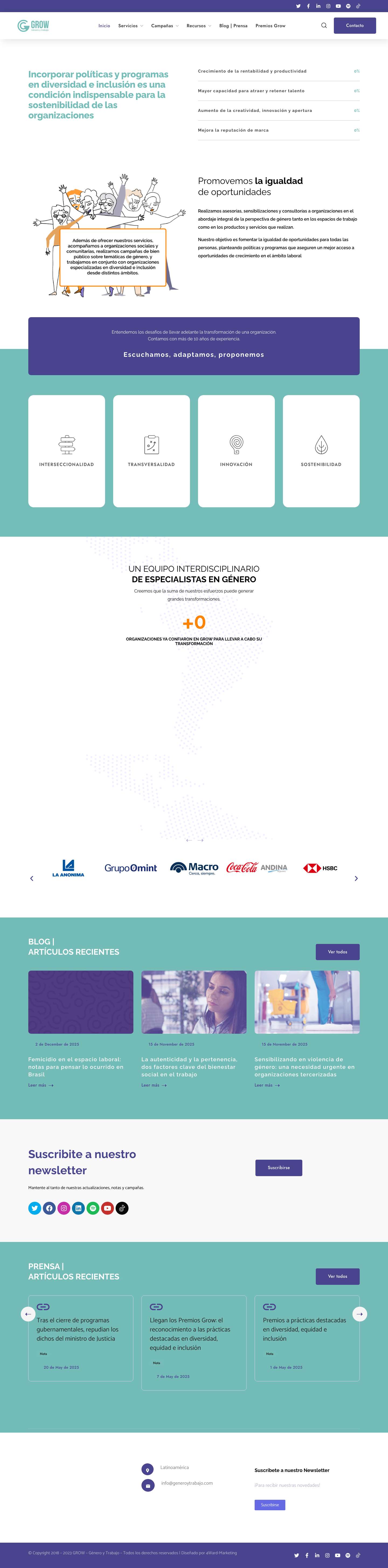 Grow - Género y Trabajotiktokicotiktokicotiktokicotiktokico - Full Screenshot