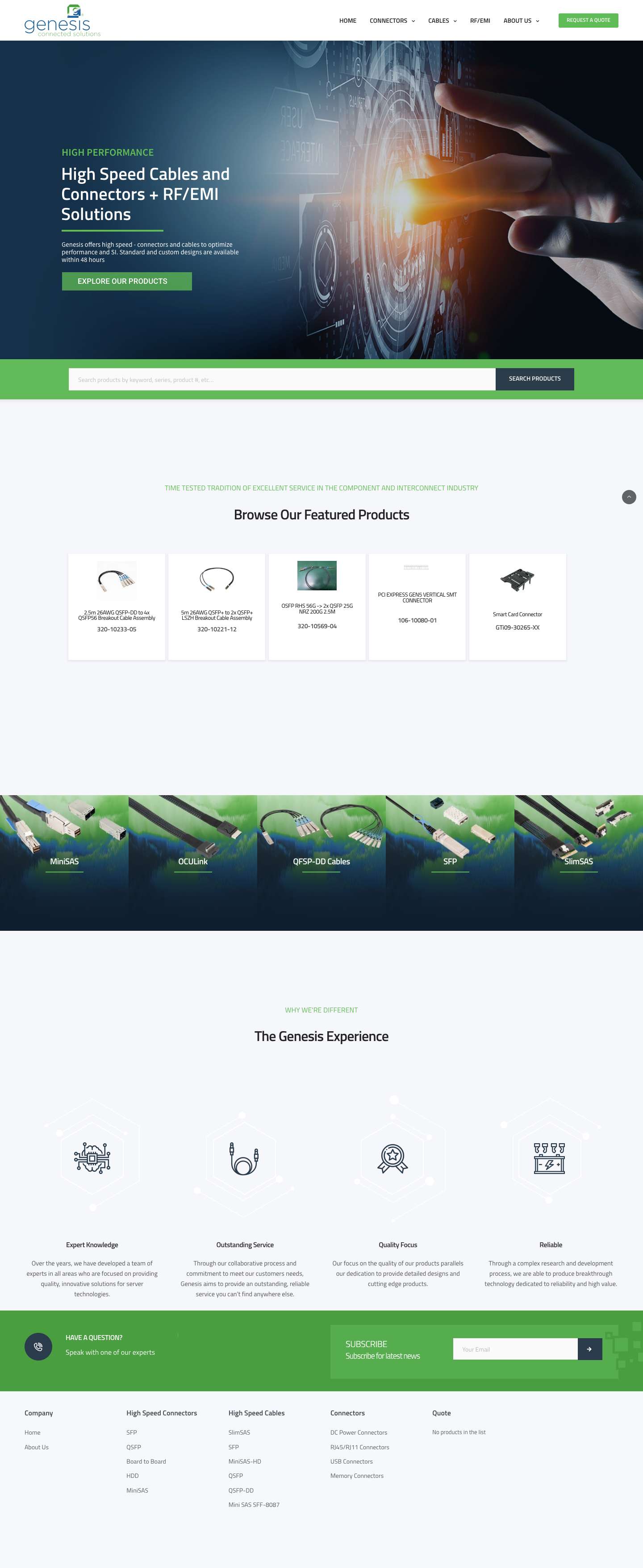 Genesis Connected Solutions - Full Screenshot