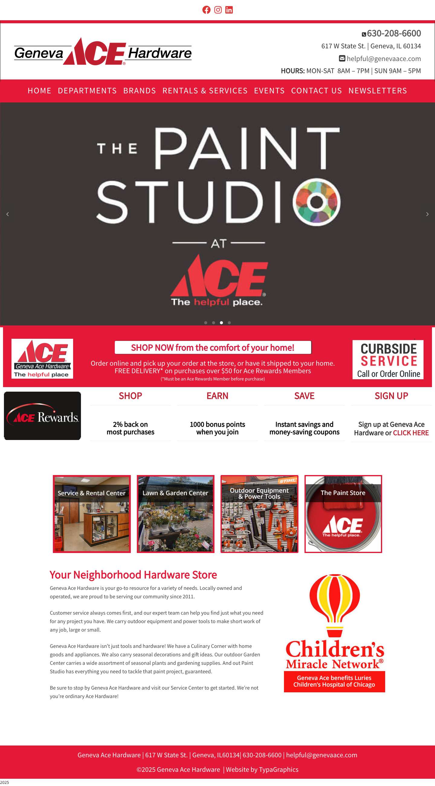 Geneva Ace Hardware - Full Screenshot