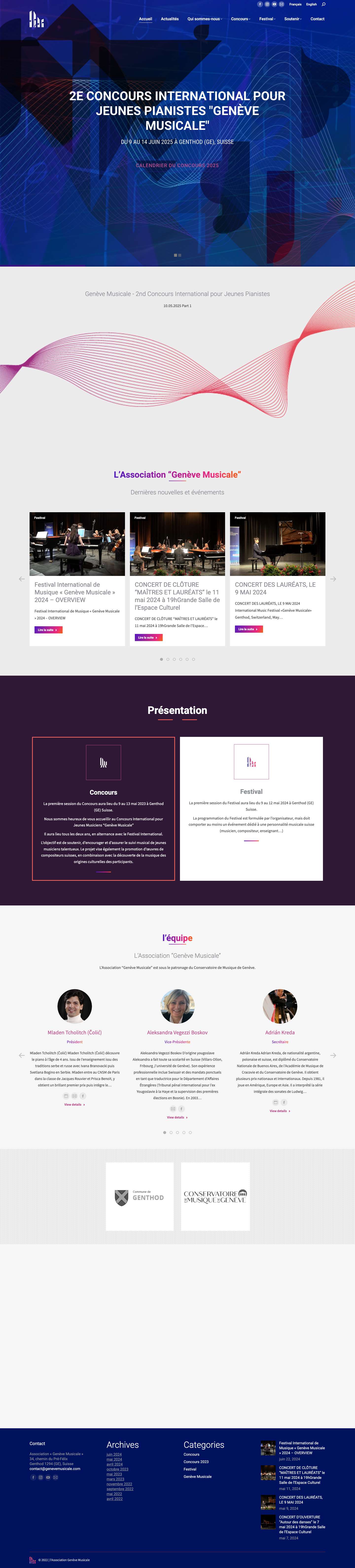 Geneve musicale - Full Screenshot