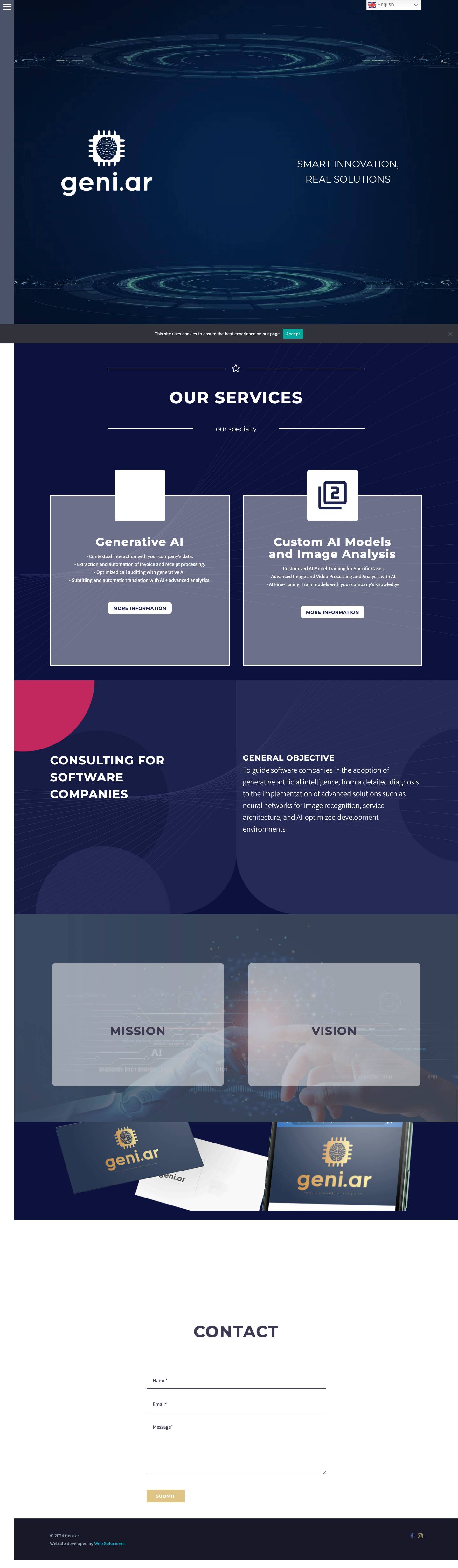 Inicio - Geni.ar - Full Screenshot