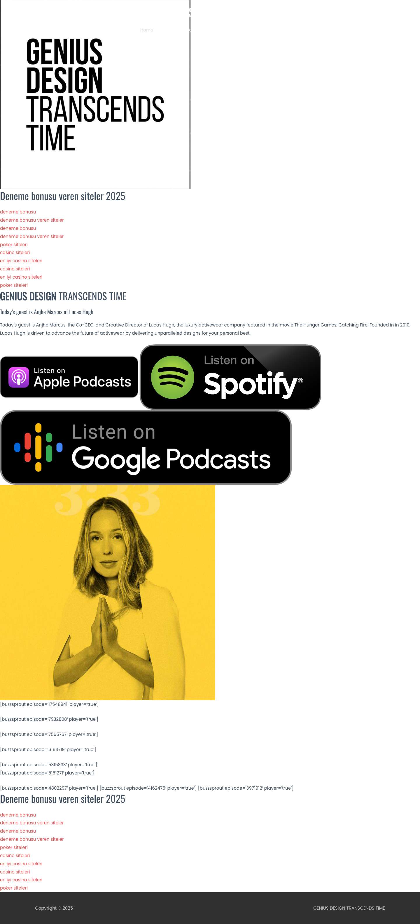 GENIUS DESIGN TRANSCENDS TIME - Full Screenshot