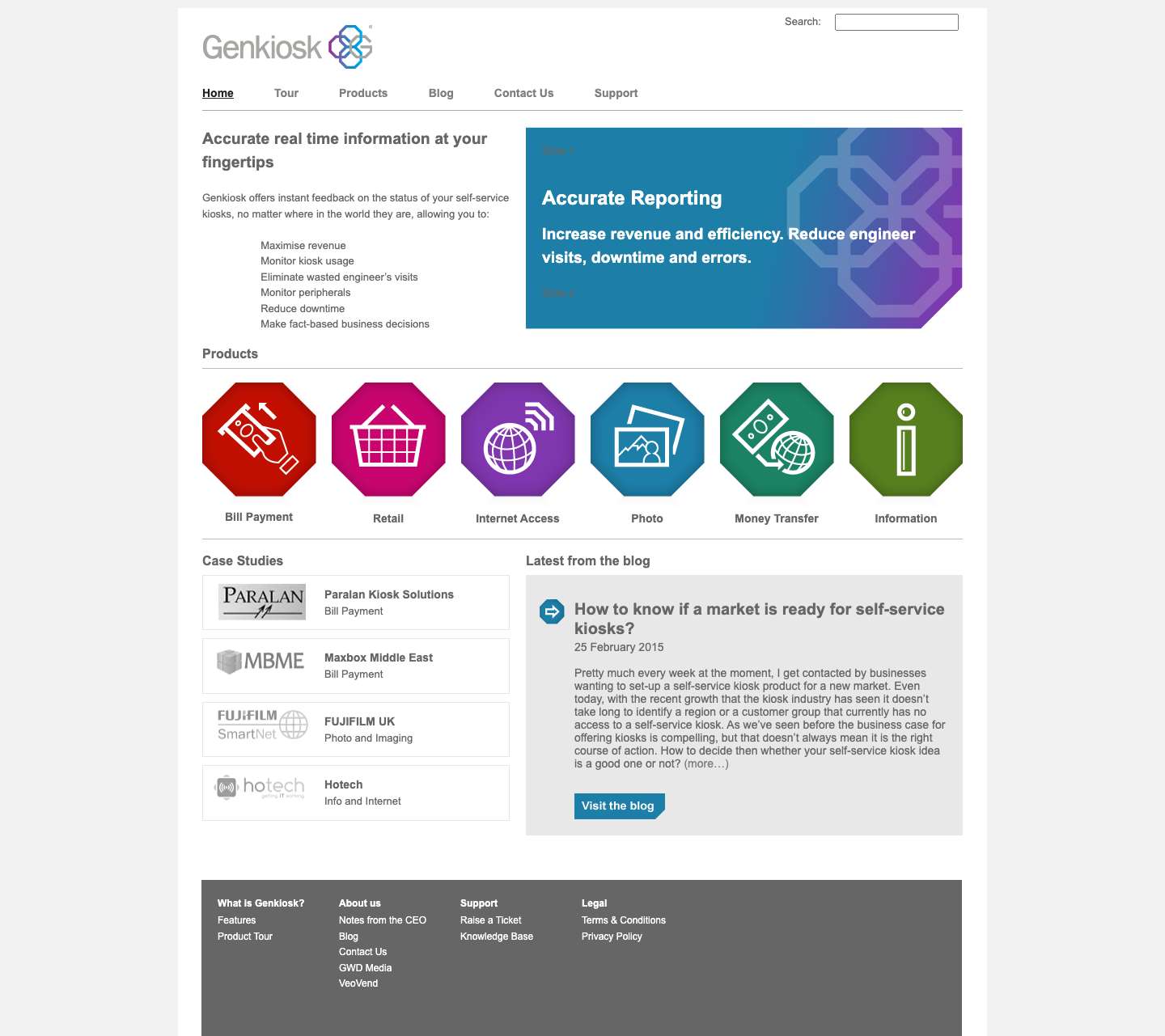 Kiosk Software Management Platform - Full Screenshot